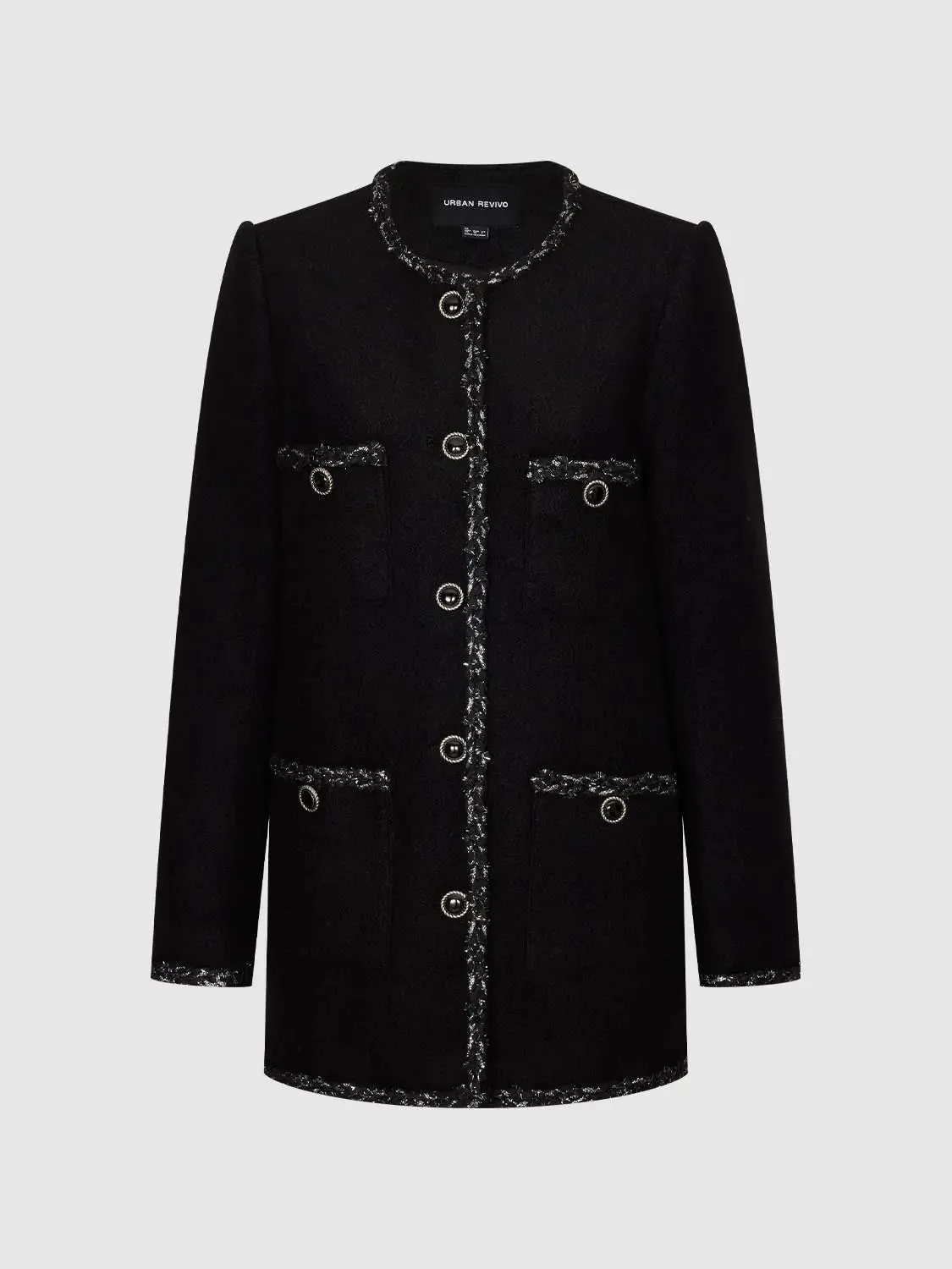 10062-wool-blend-tweed-patch-pocket-trim-jacket-15.webp Wool Blend Tweed Patch Pocket Trim Jacket