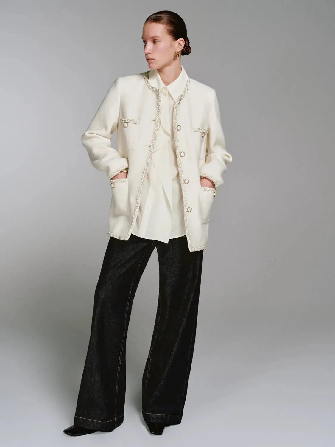 10062-wool-blend-tweed-patch-pocket-trim-jacket-5.webp Wool Blend Tweed Patch Pocket Trim Jacket