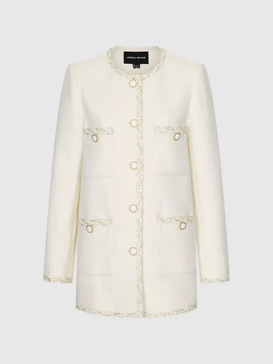10062-wool-blend-tweed-patch-pocket-trim-jacket-7.webp Wool Blend Tweed Patch Pocket Trim Jacket