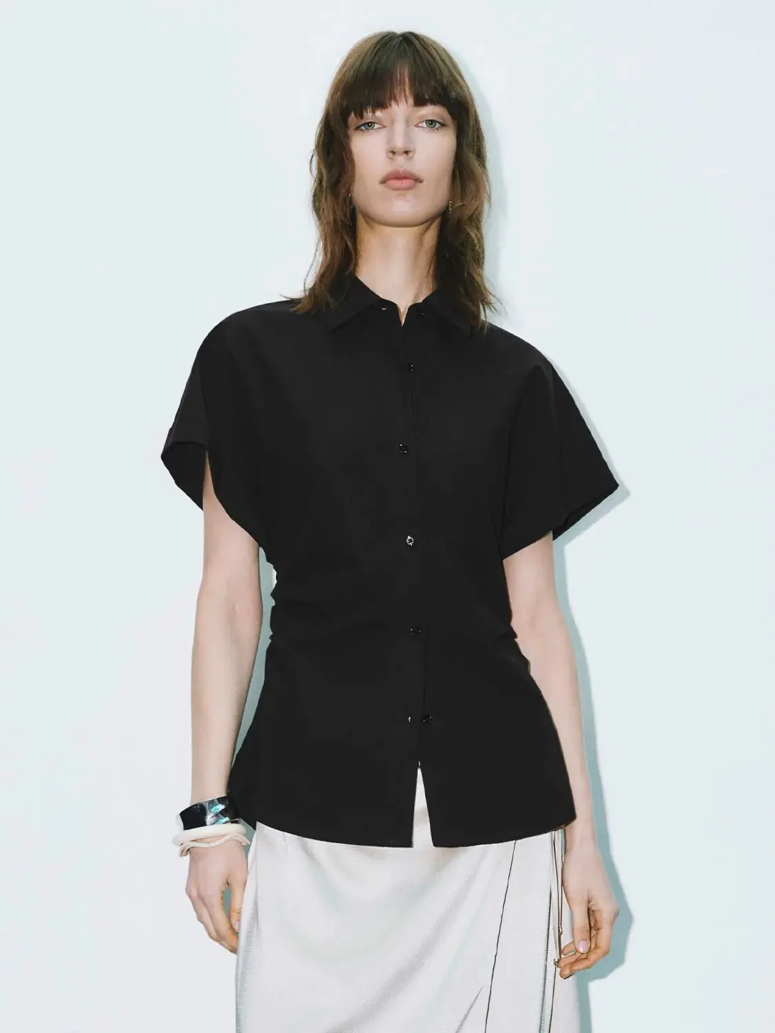 10099-cotton-tapered-waist-short-sleeve-shirts-14.webp Cotton Tapered Waist Short Sleeve Shirts