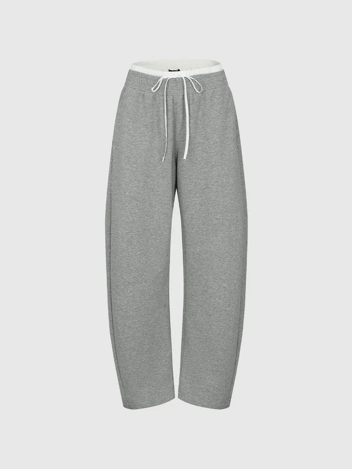 10157-contrast-trim-drawstring-pull-on-barrel-leg-pants-2.webp Contrast Trim Drawstring Pull On Barrel Leg Pants