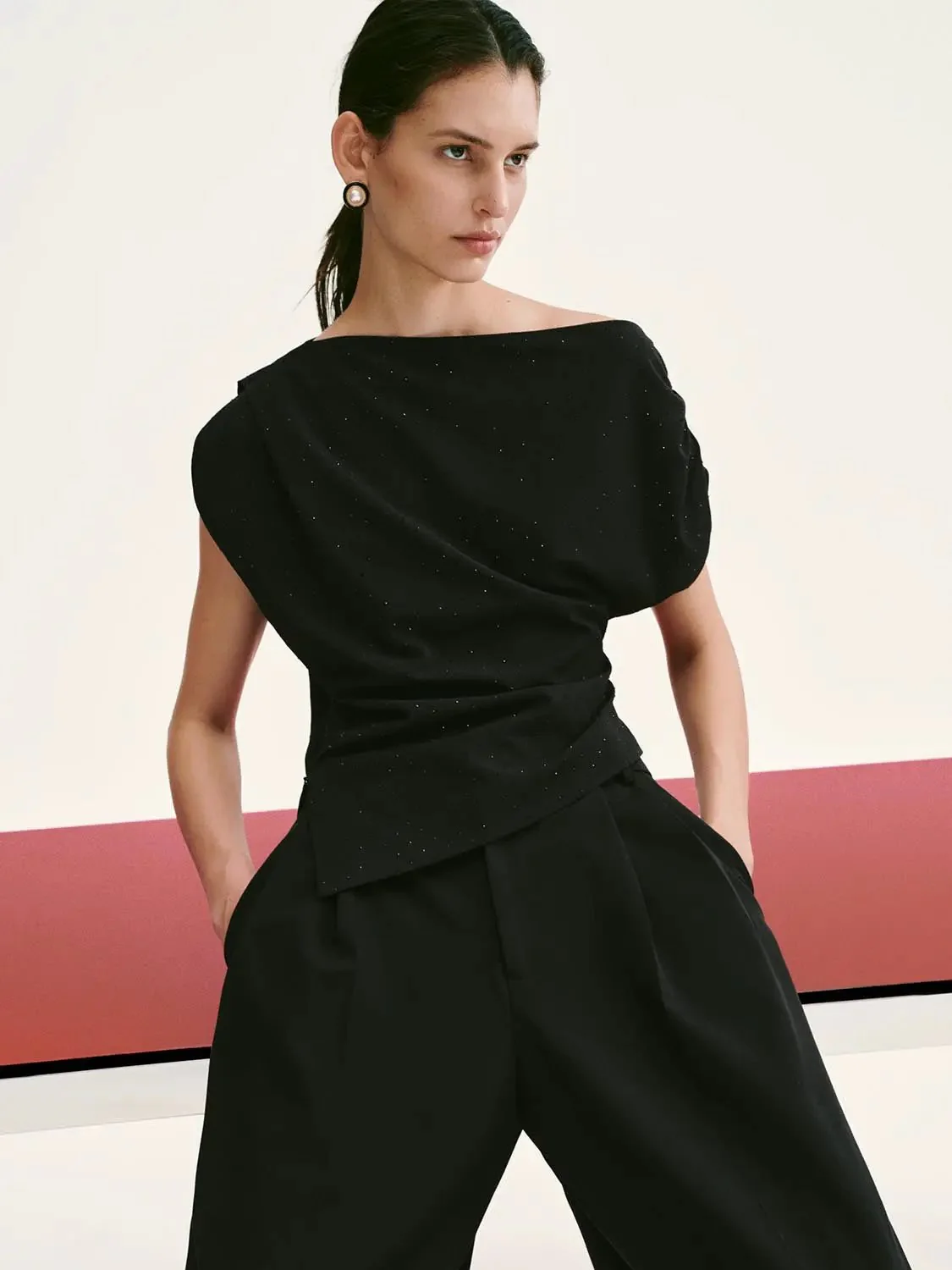10178-one-shoulder-draped-overhead-shirts-1.webp One Shoulder Draped Overhead Shirts
