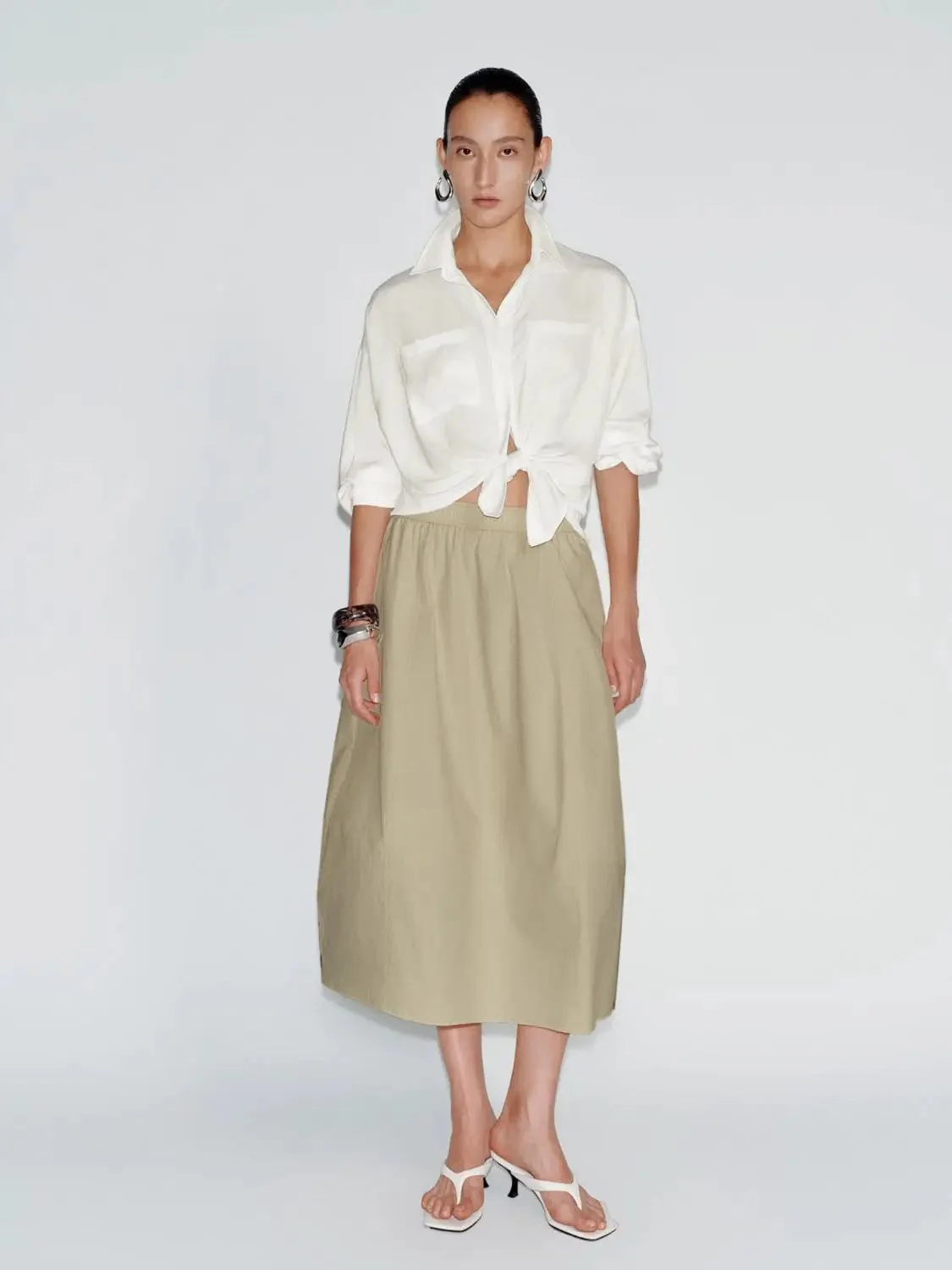 10190-pull-on-balloon-midi-skirts-15.webp Pull On Balloon Midi Skirts