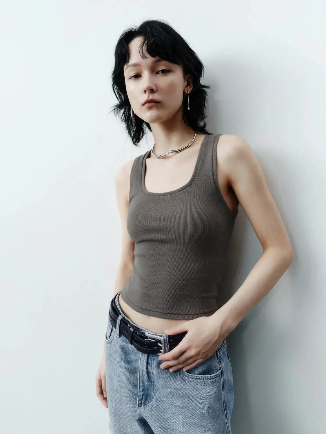 1022-mint-cotton-blend-ribbed-tank-tops-16.webp Mint Cotton Blend Ribbed Tank Tops