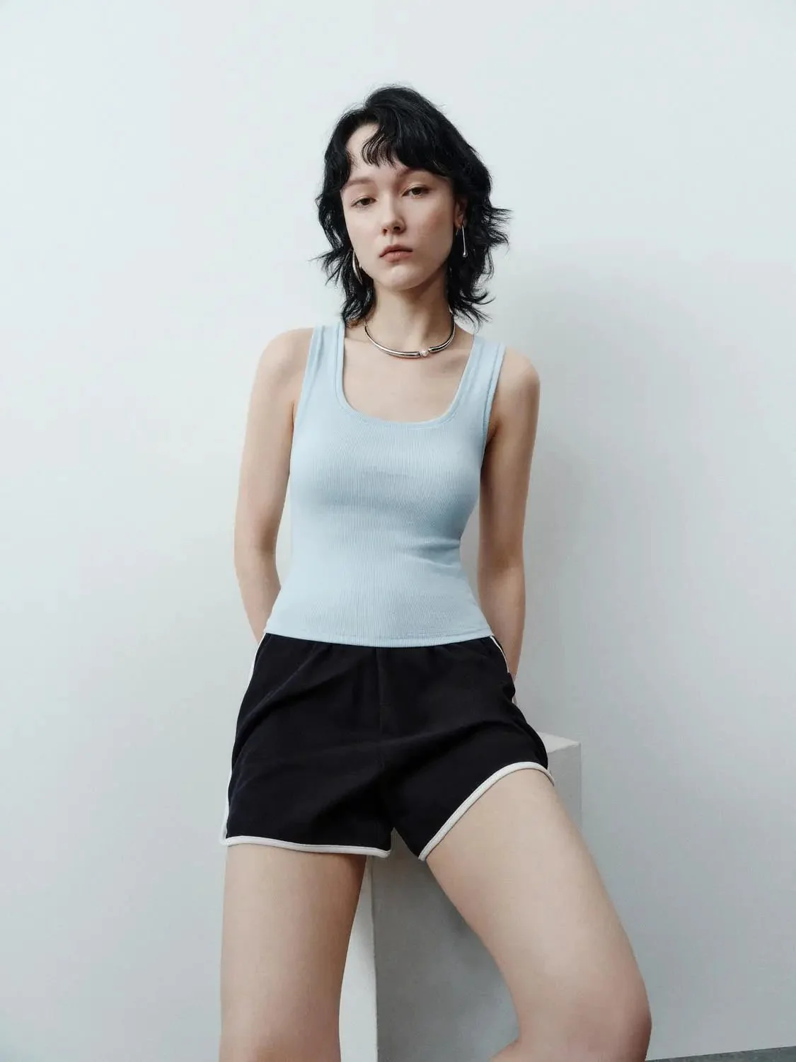 1022-mint-cotton-blend-ribbed-tank-tops-23.webp Mint Cotton Blend Ribbed Tank Tops