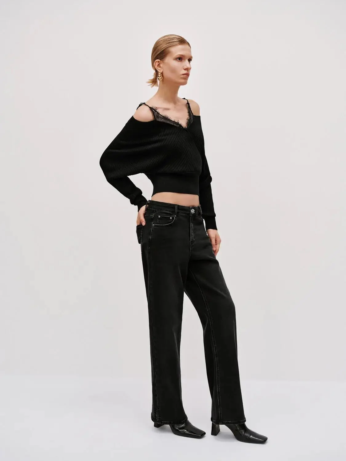 10242-luxurious-bardot-off-shoulder-lace-trim-knit-top-4.webp Luxurious Bardot Off Shoulder Lace Trim Knit Top