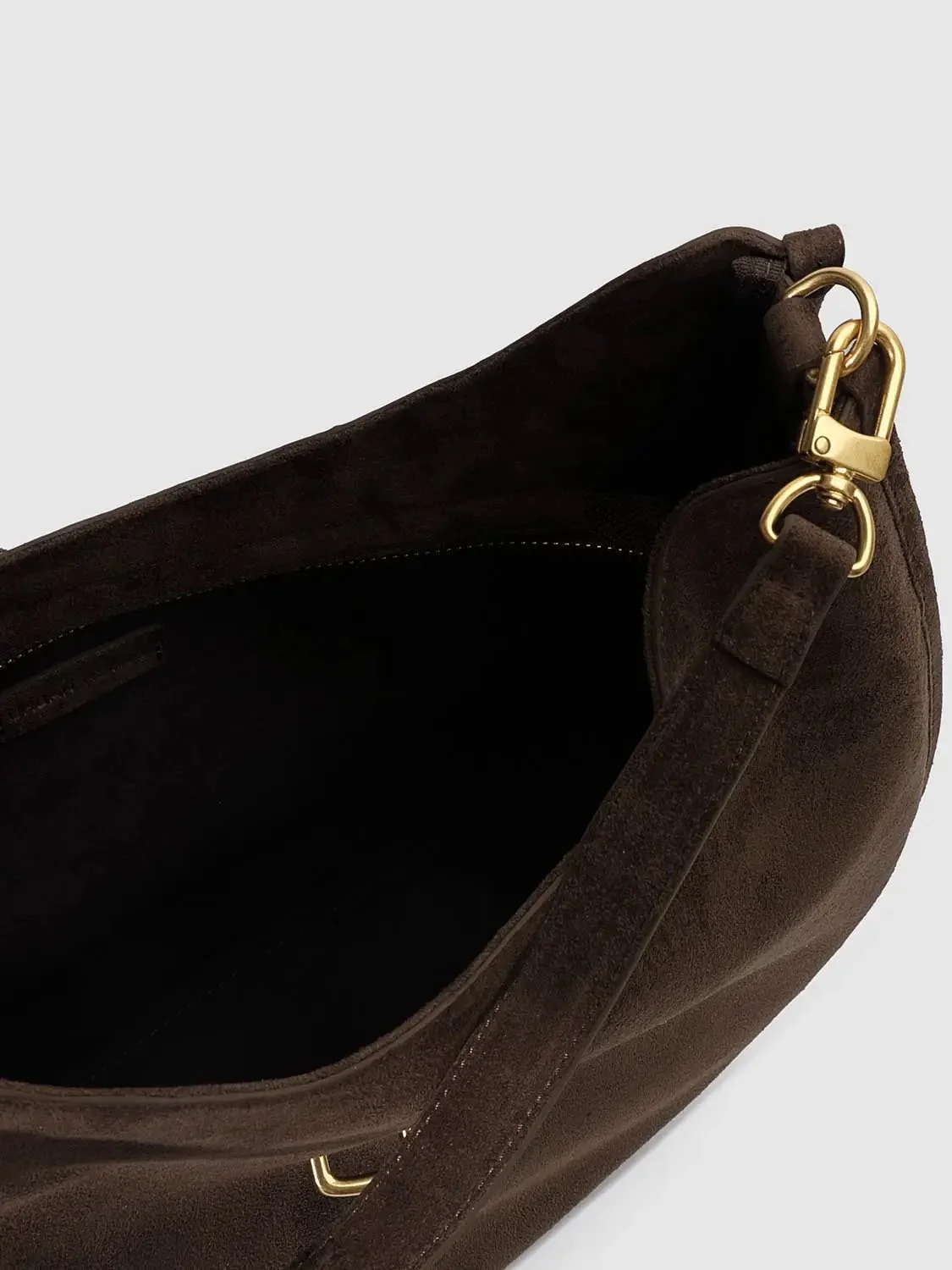 Buckle Detail Saddle Shoulder Bags