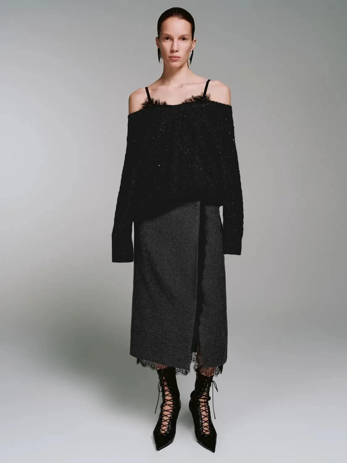 10327-wool-blend-overlap-detail-laced-midi-skirts-7.webp Wool Blend Overlap Detail Laced Midi Skirts