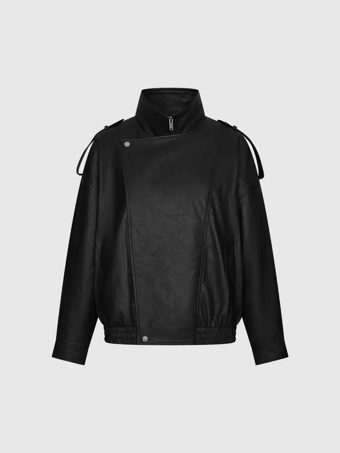 10376-tie-asymmetric-faux-leather-bomber-jackets-15.webp Tie Asymmetric Faux Leather Bomber Jackets