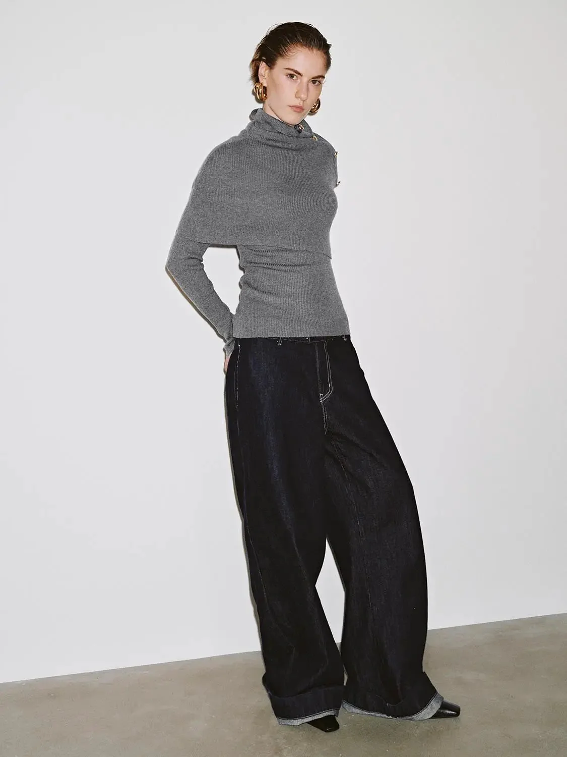 Detachable Knitted T-Shirts