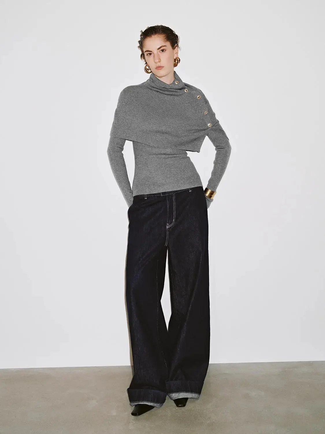 Detachable Knitted T-Shirts