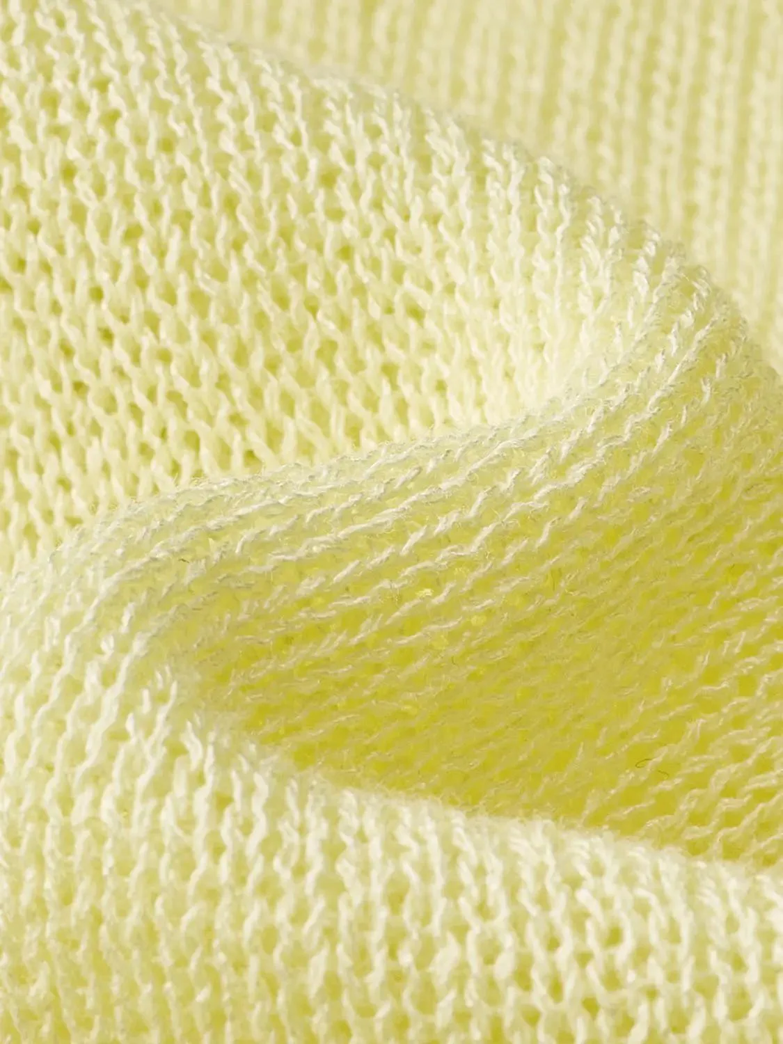 Lemon Embroidered Sheer Lightweight Knit Cardigan