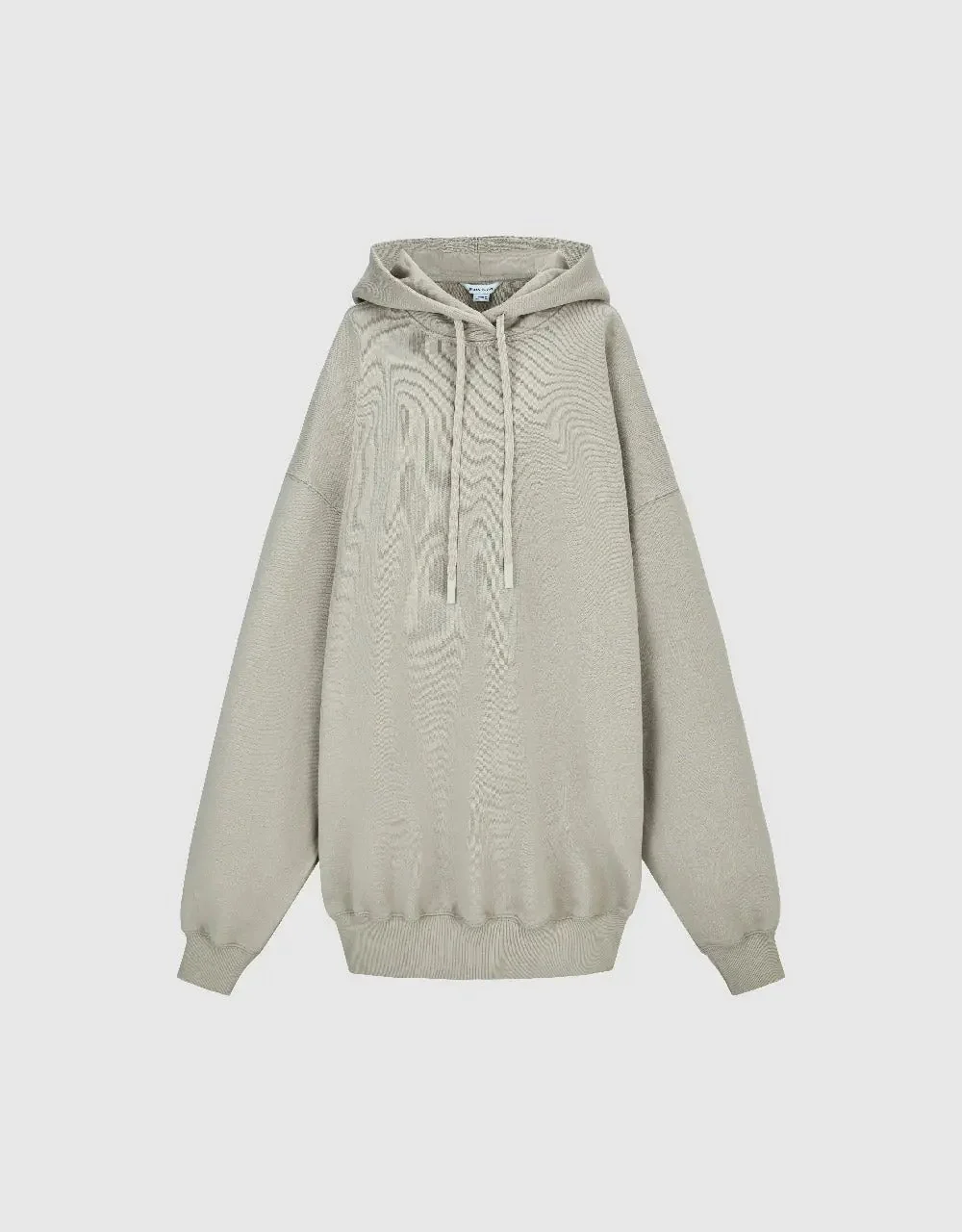 Cotton Drop Shoulder Sleeve Hooded Balloon Dress