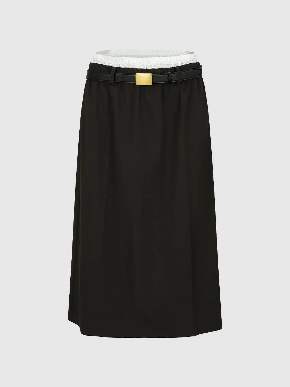 10862-2-in-1-belted-tailored-straight-midi-skirt-2.webp 2 In 1 Belted Tailored Straight Midi Skirt