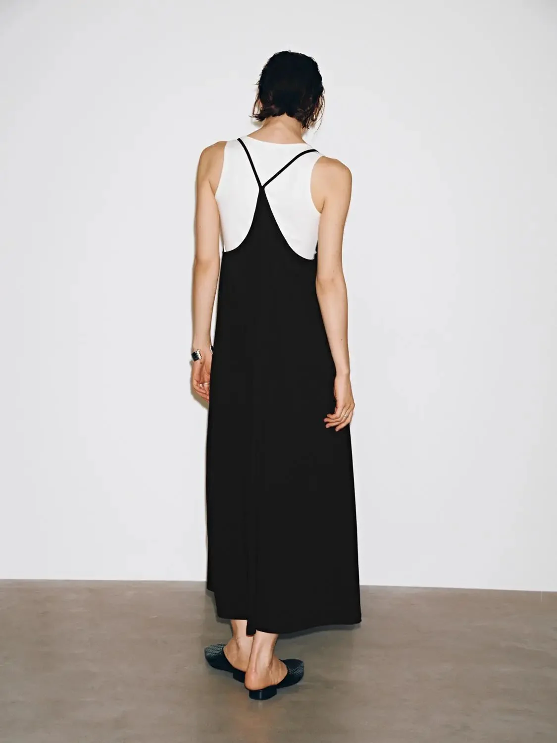 10946-2-in-1-sleeveless-a-line-viscose-cotton-blend-midi-dress-6.webp 2 In 1 Sleeveless A Line Viscose Cotton Blend Midi Dress