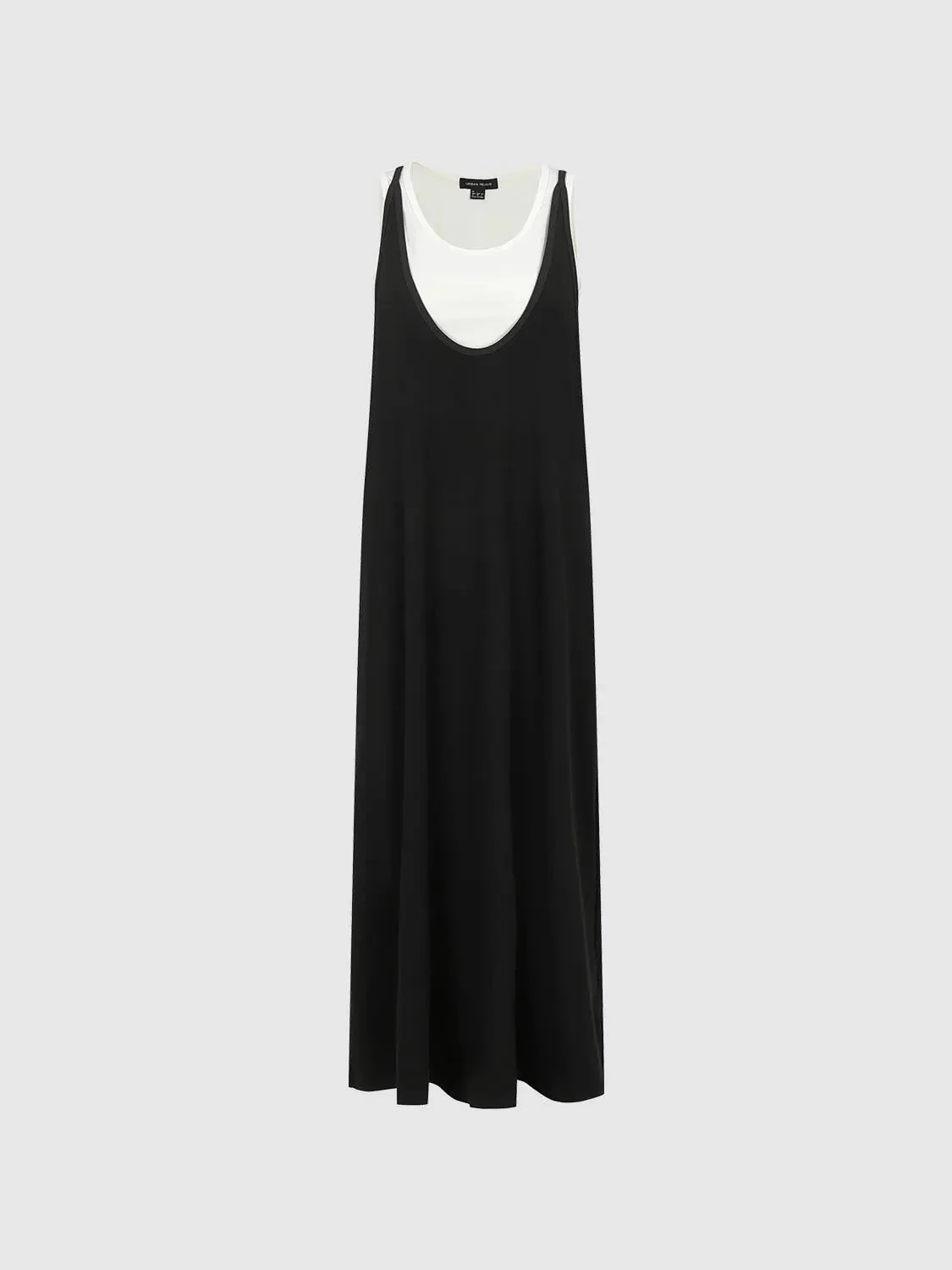 10946-2-in-1-sleeveless-a-line-viscose-cotton-blend-midi-dress-7.webp 2 In 1 Sleeveless A Line Viscose Cotton Blend Midi Dress