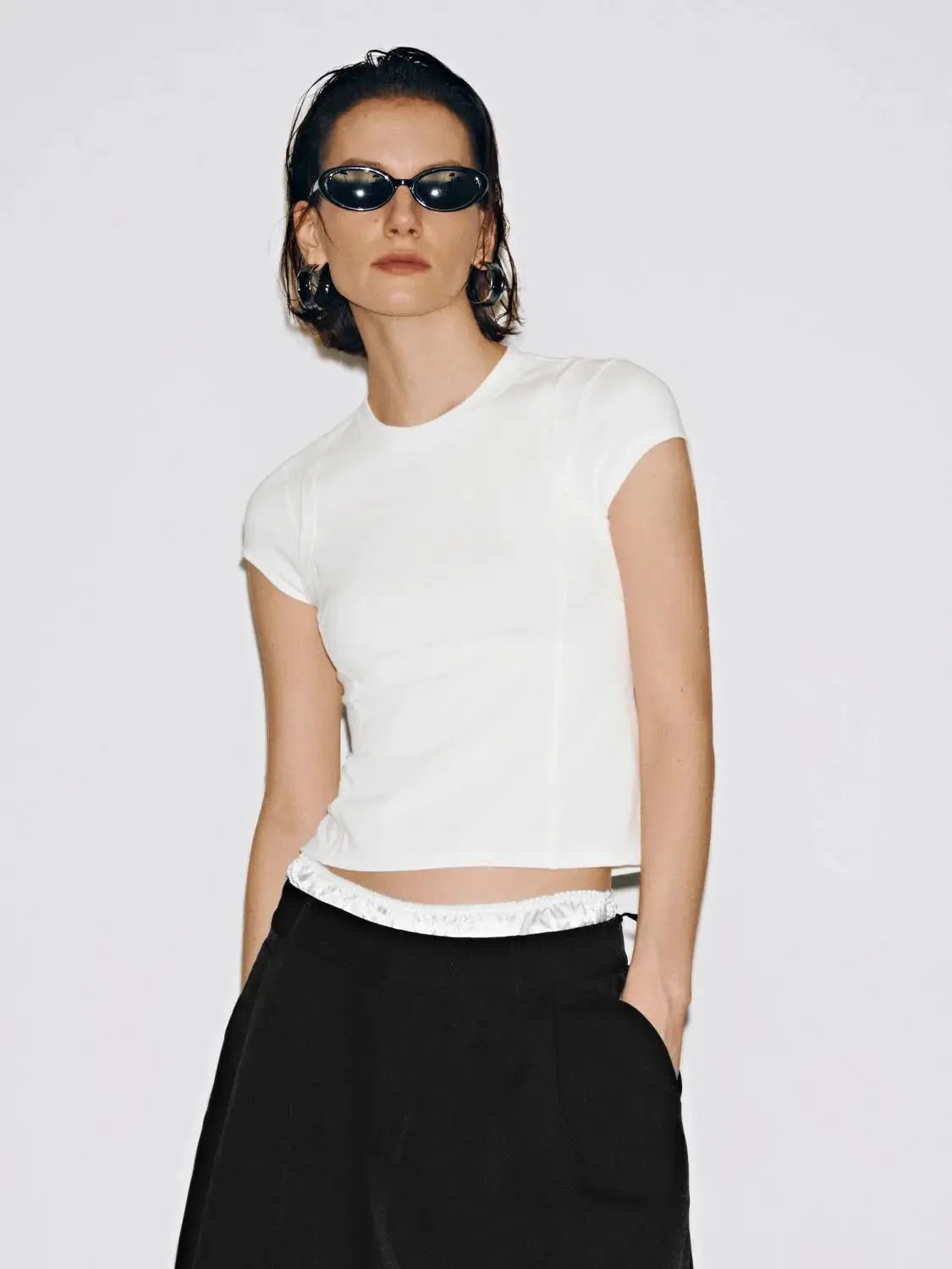 10993-2-in-1-seamed-skinny-fit-t-shirts-with-slight-stretch-medium-thickness-1.webp 2 In 1 Seamed Skinny Fit T-Shirts With Slight Stretch Medium Thickness