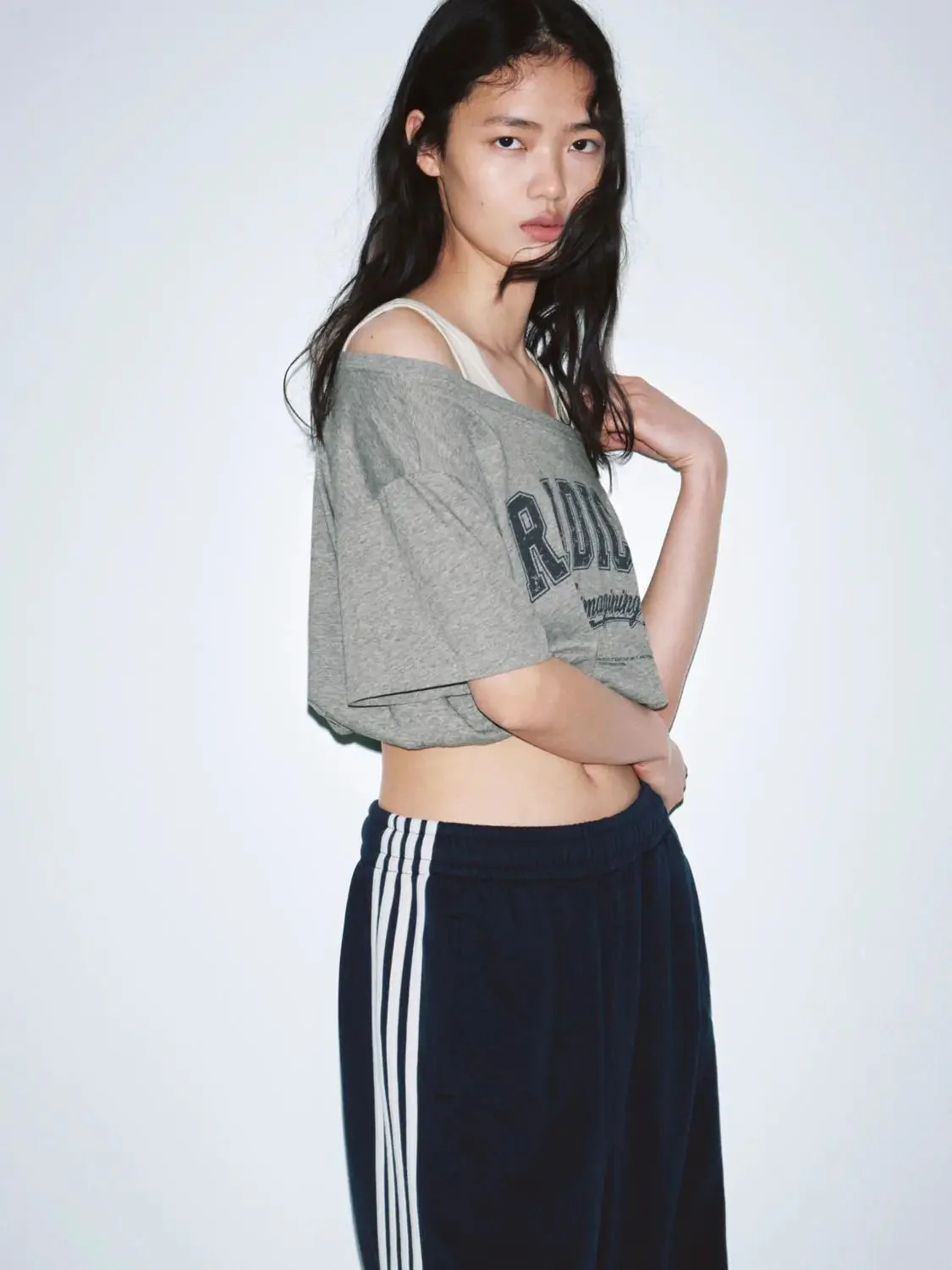 10998-2-in-1-cropped-balloon-hem-t-shirts-for-versatile-casual-look-2.webp 2 In 1 Cropped Balloon Hem T-Shirts For Versatile Casual Look