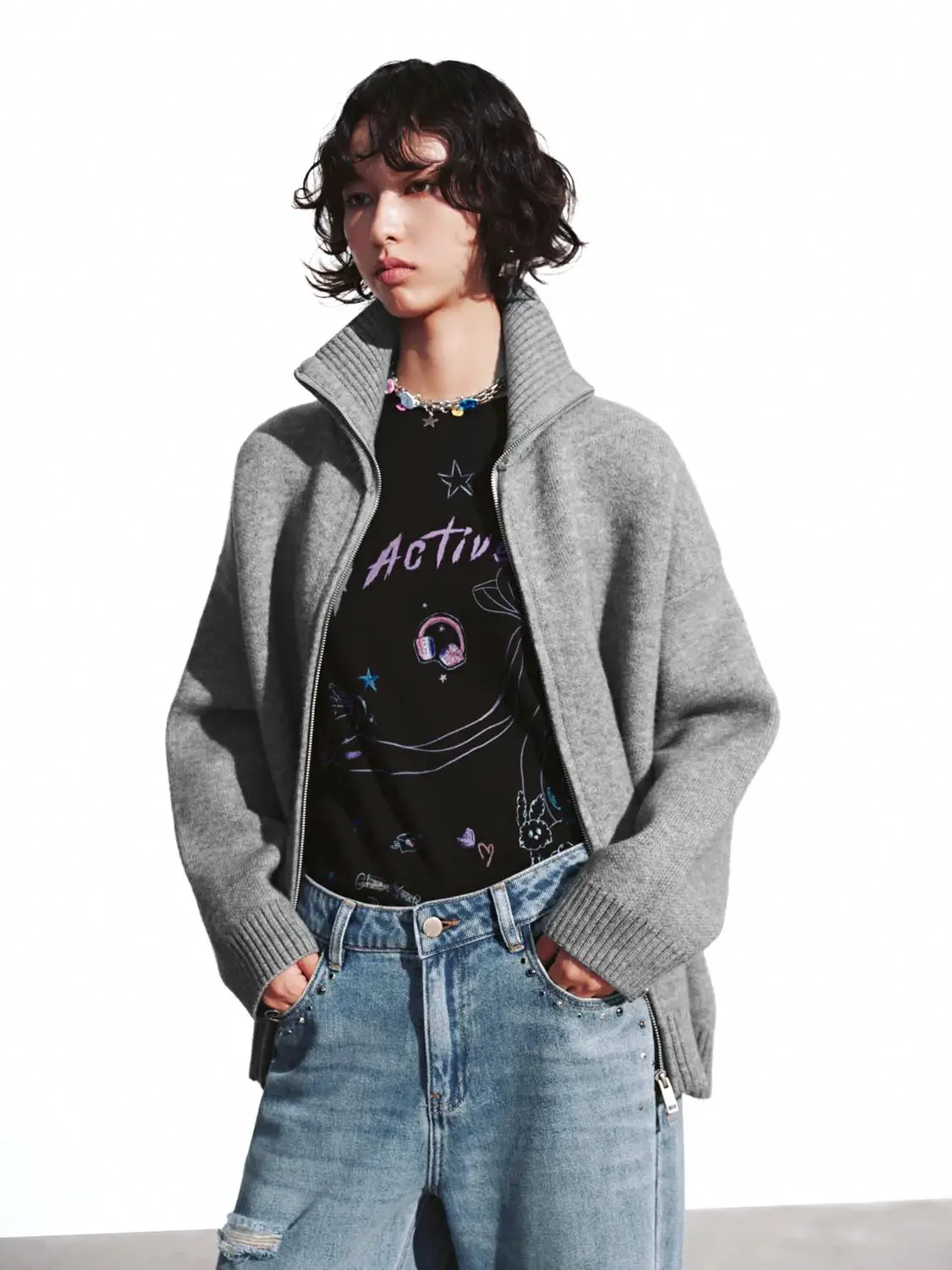 11041-funnel-neck-full-zip-knitted-cardigans-2.webp Funnel Neck Full Zip Knitted Cardigans