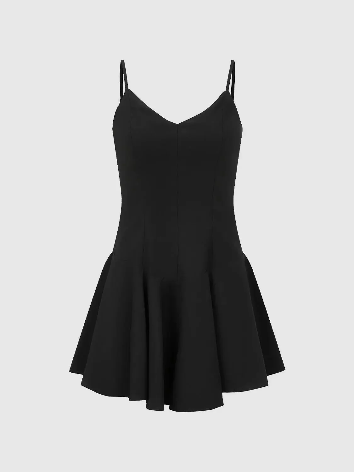 11070-crepe-strappy-nipped-waist-pleated-a-line-midi-dresses-1.webp Crepe Strappy Nipped-Waist Pleated A-Line Midi Dresses