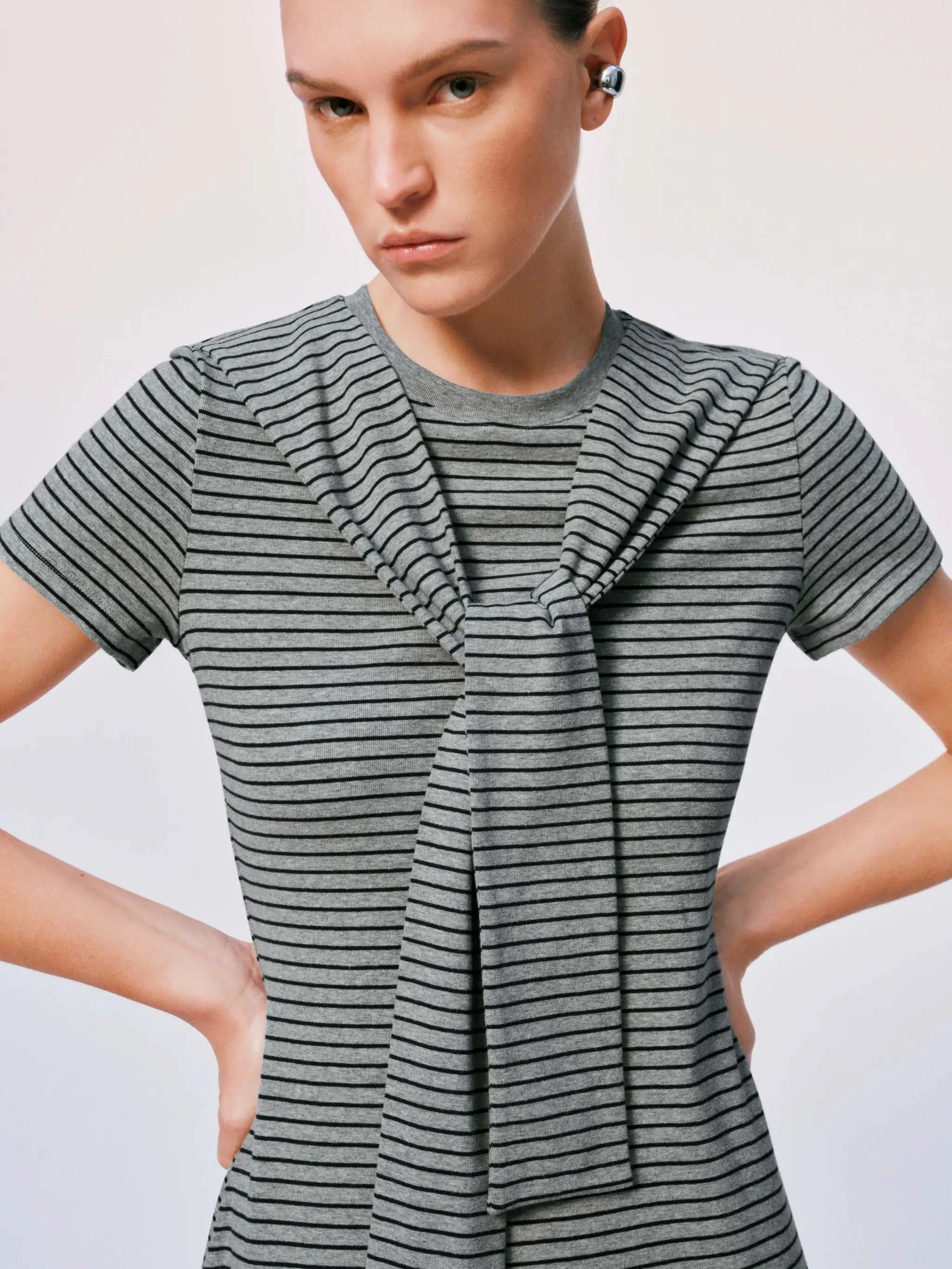 111-striped-shawl-detail-cotton-a-line-midi-dress-11.webp Striped Shawl-Detail Cotton A-Line Midi Dress