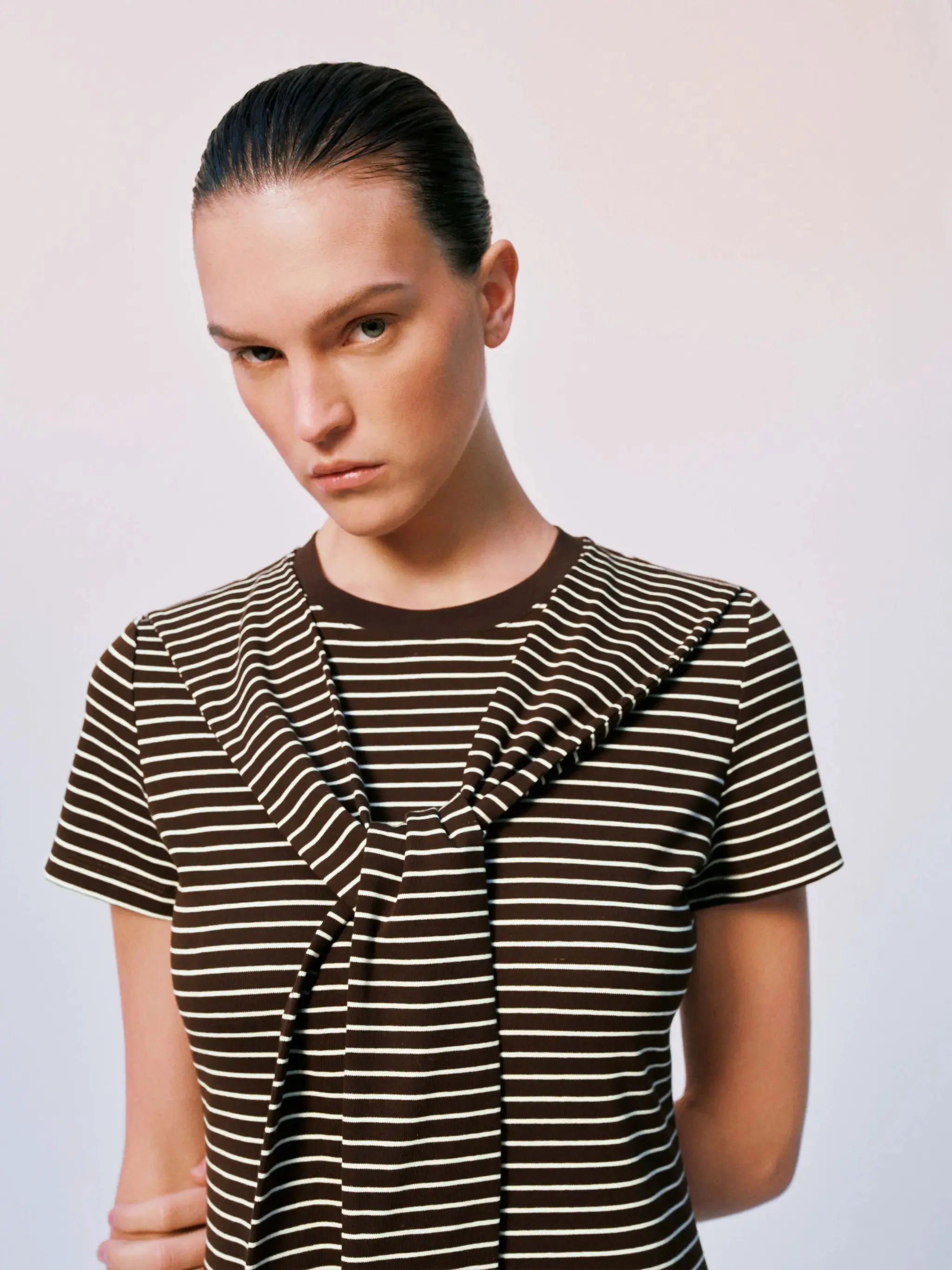 111-striped-shawl-detail-cotton-a-line-midi-dress-3.webp Striped Shawl-Detail Cotton A-Line Midi Dress