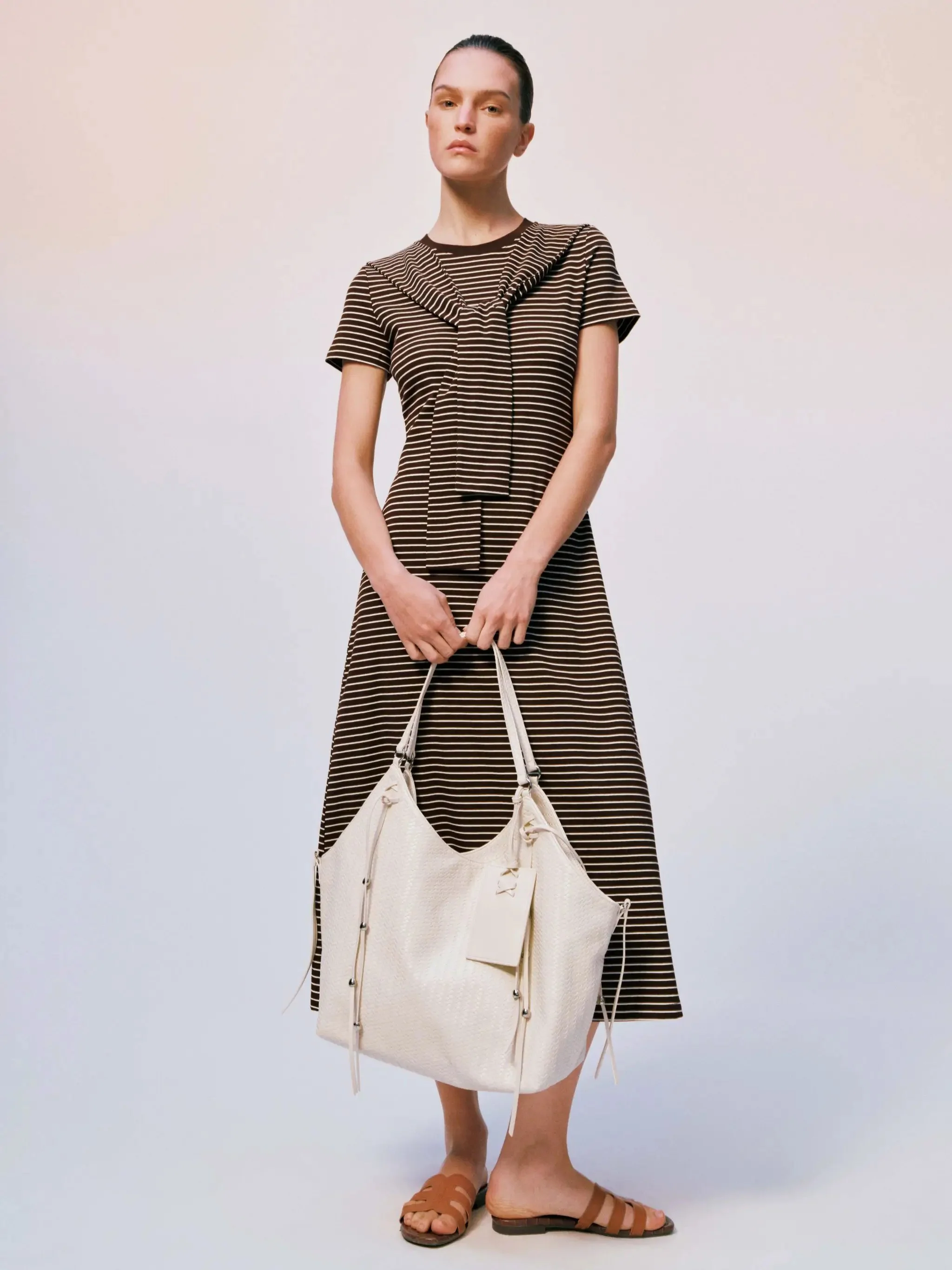 111-striped-shawl-detail-cotton-a-line-midi-dress-5.webp Striped Shawl-Detail Cotton A-Line Midi Dress