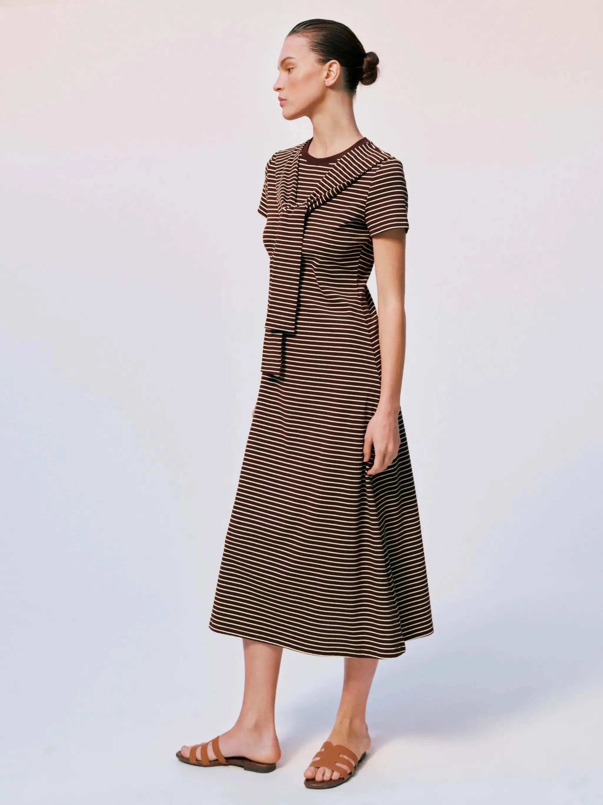 111-striped-shawl-detail-cotton-a-line-midi-dress-6.webp Striped Shawl-Detail Cotton A-Line Midi Dress