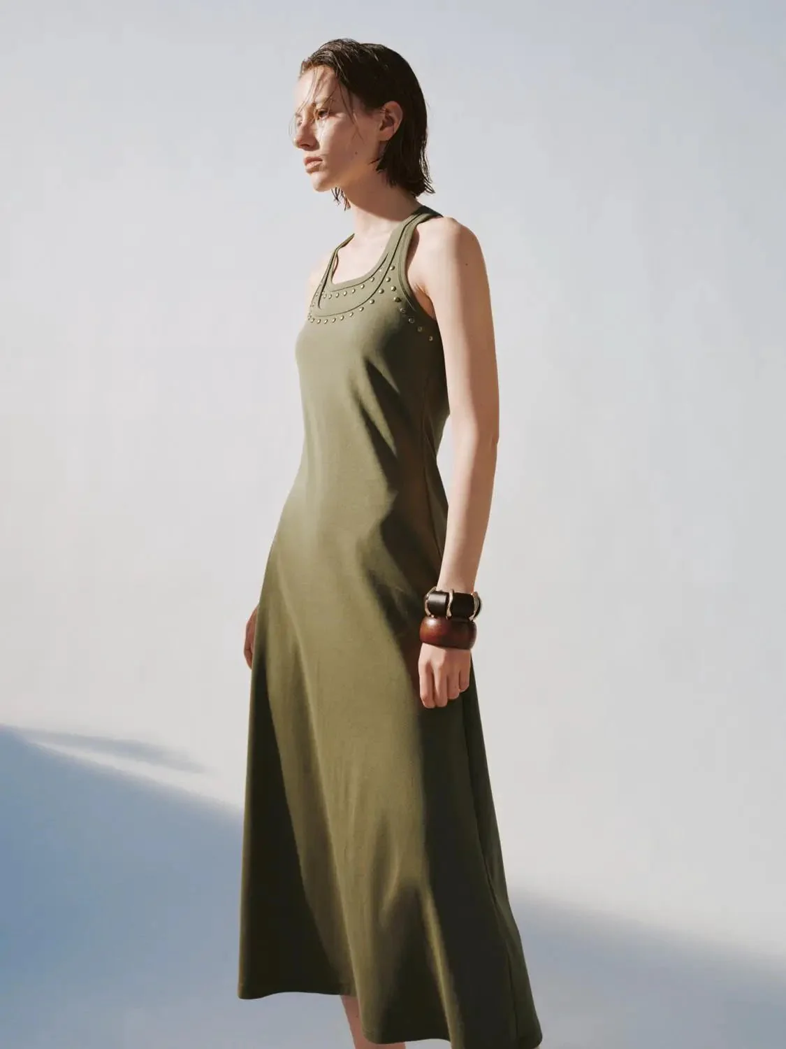 11202-studded-strappy-u-neck-a-line-midi-dresses-2.webp Studded Strappy U Neck A-Line Midi Dresses