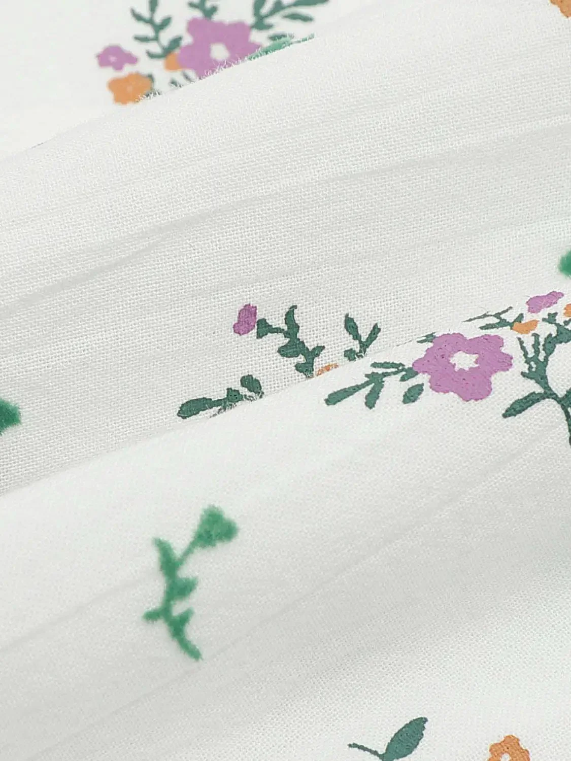 Floral Printed Button Detail A-Line Midi Dresses For Summer