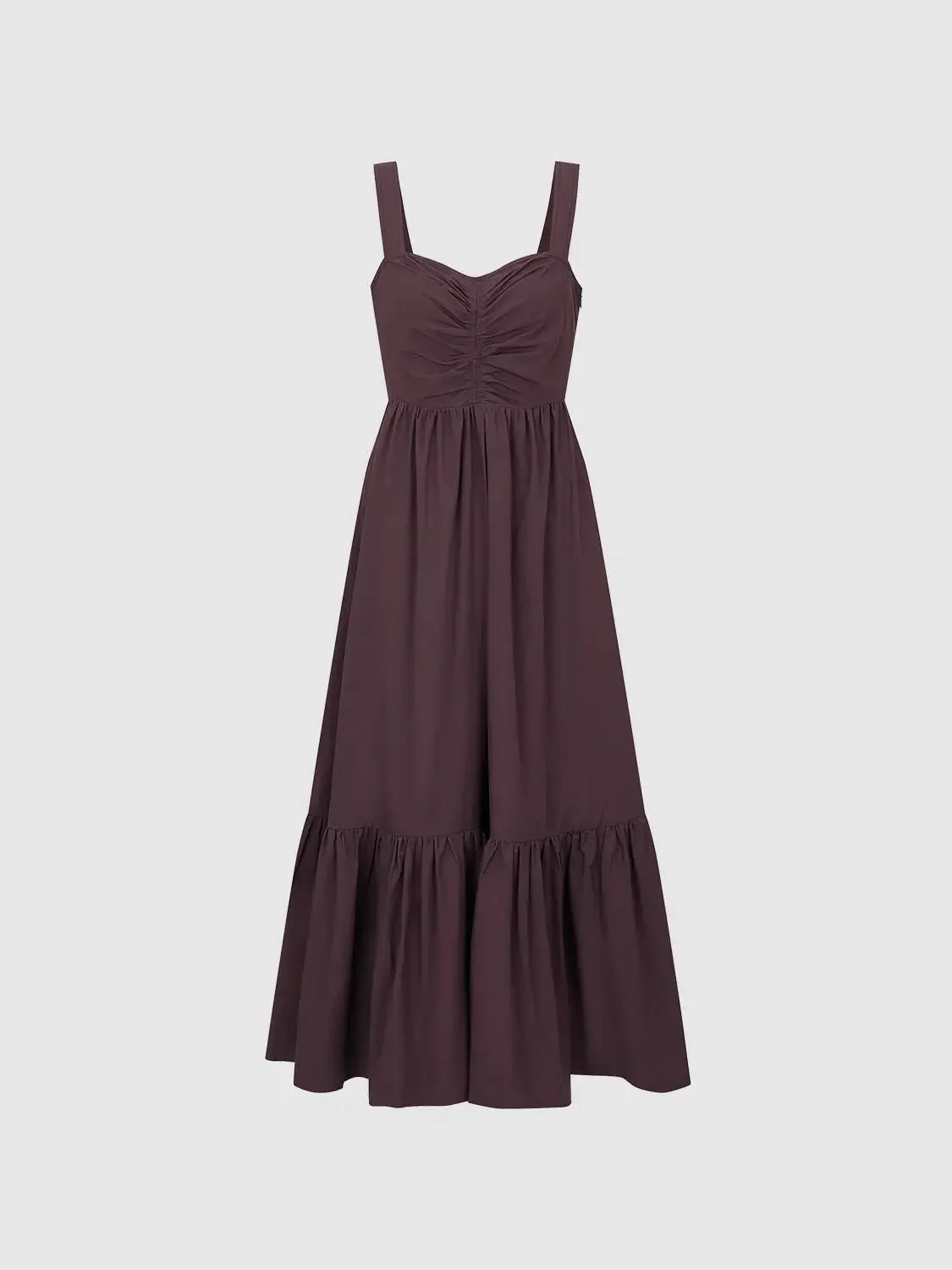11238-strappy-shirred-a-line-midi-dresses-for-everyday-and-evening-wear-7.webp Strappy Shirred A-Line Midi Dresses For Everyday And Evening Wear