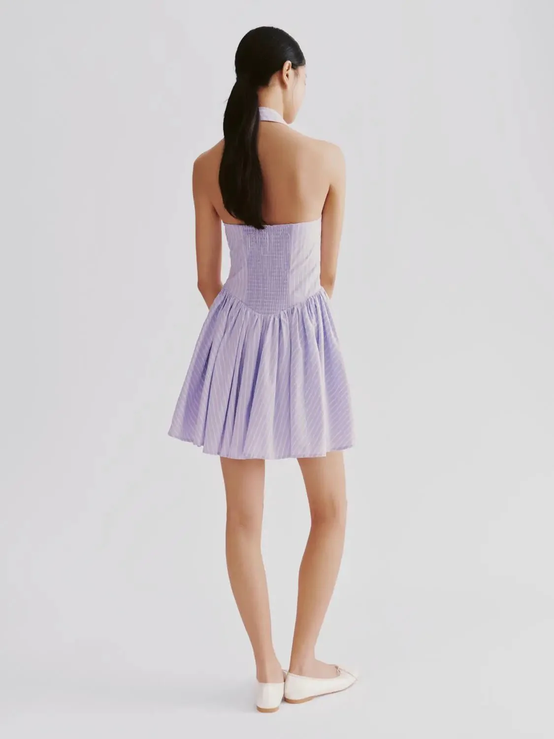 11255-halter-neck-open-back-striped-a-line-mini-dresses-for-summer-6.webp Halter Neck Open Back Striped A-Line Mini Dresses for Summer
