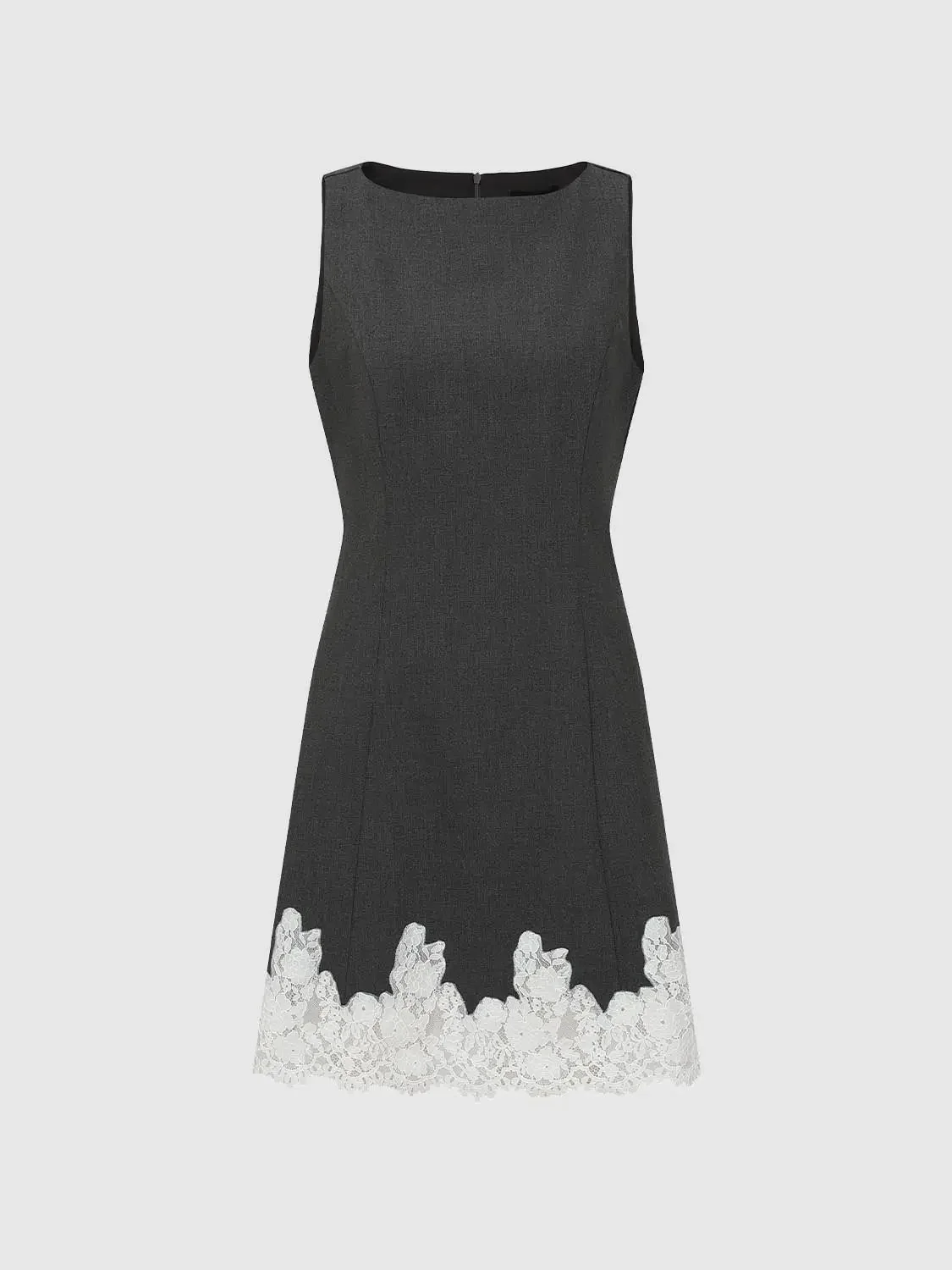 11267-lace-trim-sleeveless-a-line-midi-dresses-with-subtle-stretch-7.webp Lace Trim Sleeveless A-Line Midi Dresses With Subtle Stretch