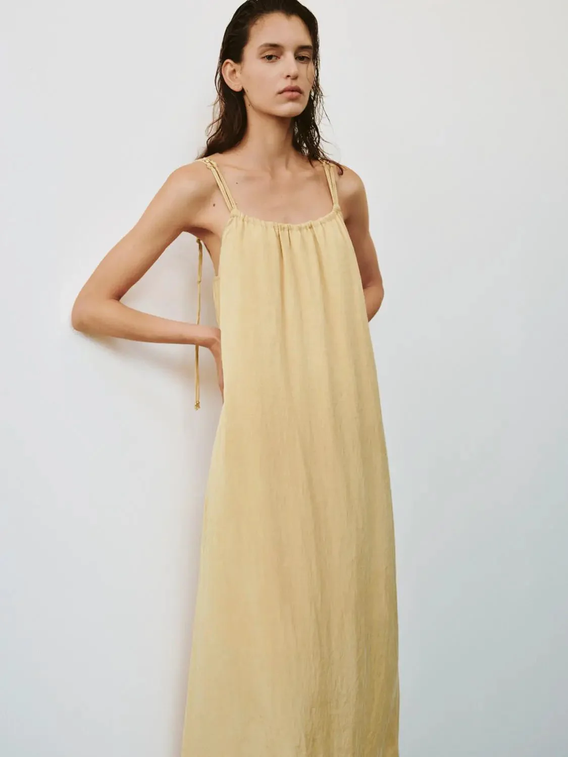 Strappy A Line Midi Dresses Elegant Everyday Party Dresses
