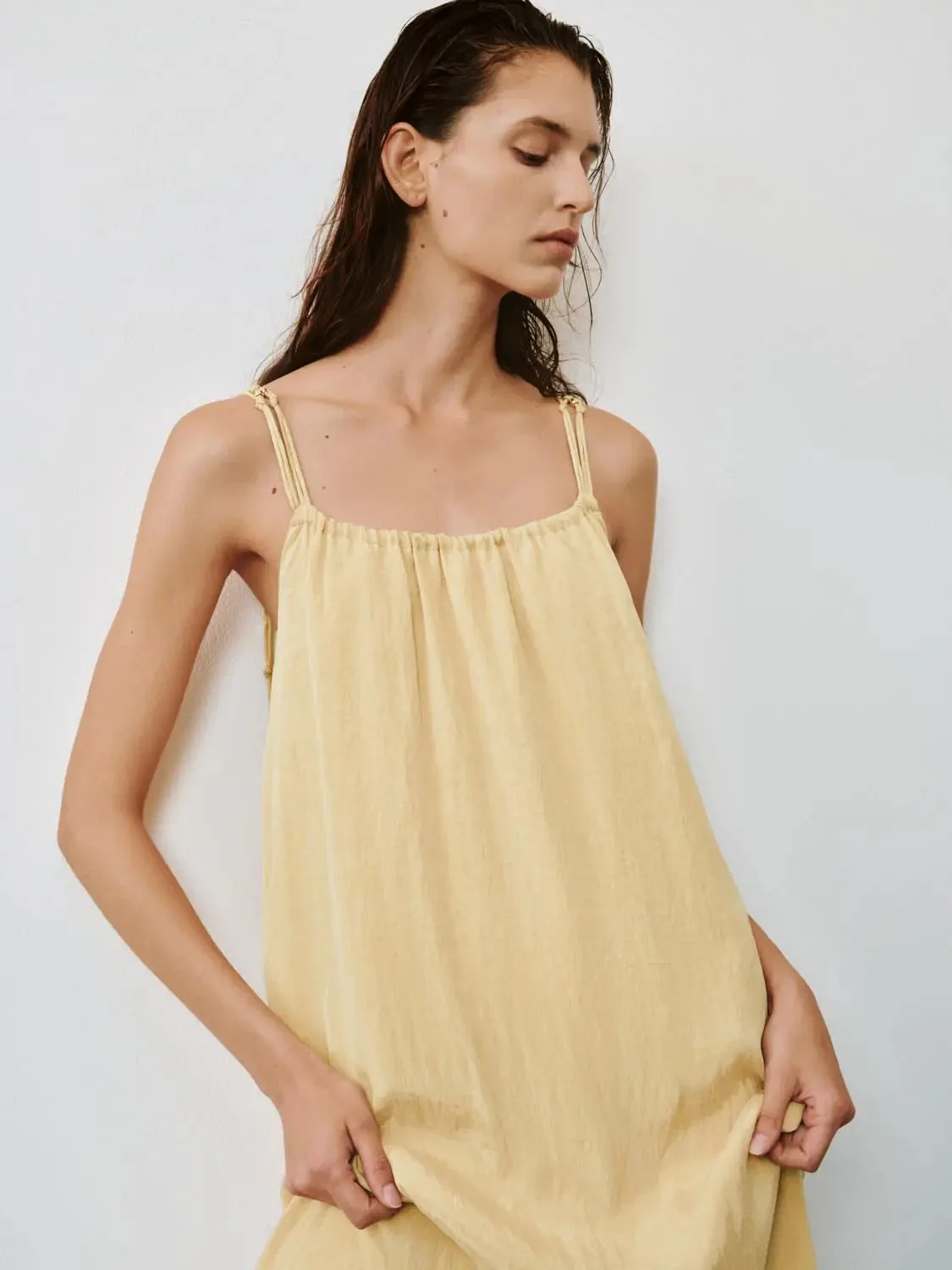Strappy A Line Midi Dresses Elegant Everyday Party Dresses