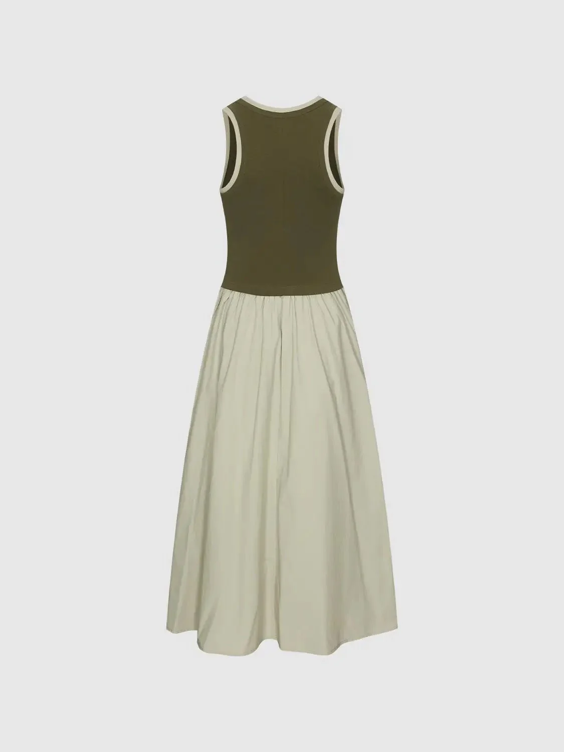 11434-cotton-lyocell-blend-scoop-neck-a-line-midi-dresses-5.webp Cotton Lyocell Blend Scoop Neck A Line Midi Dresses
