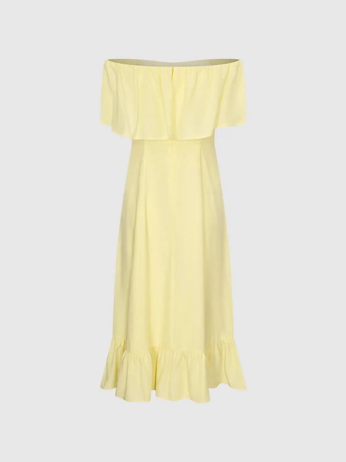11497-lyocell-foldover-one-shoulder-ruffle-aline-midi-dress-10.webp Lyocell Foldover One Shoulder Ruffle Aline Midi Dress