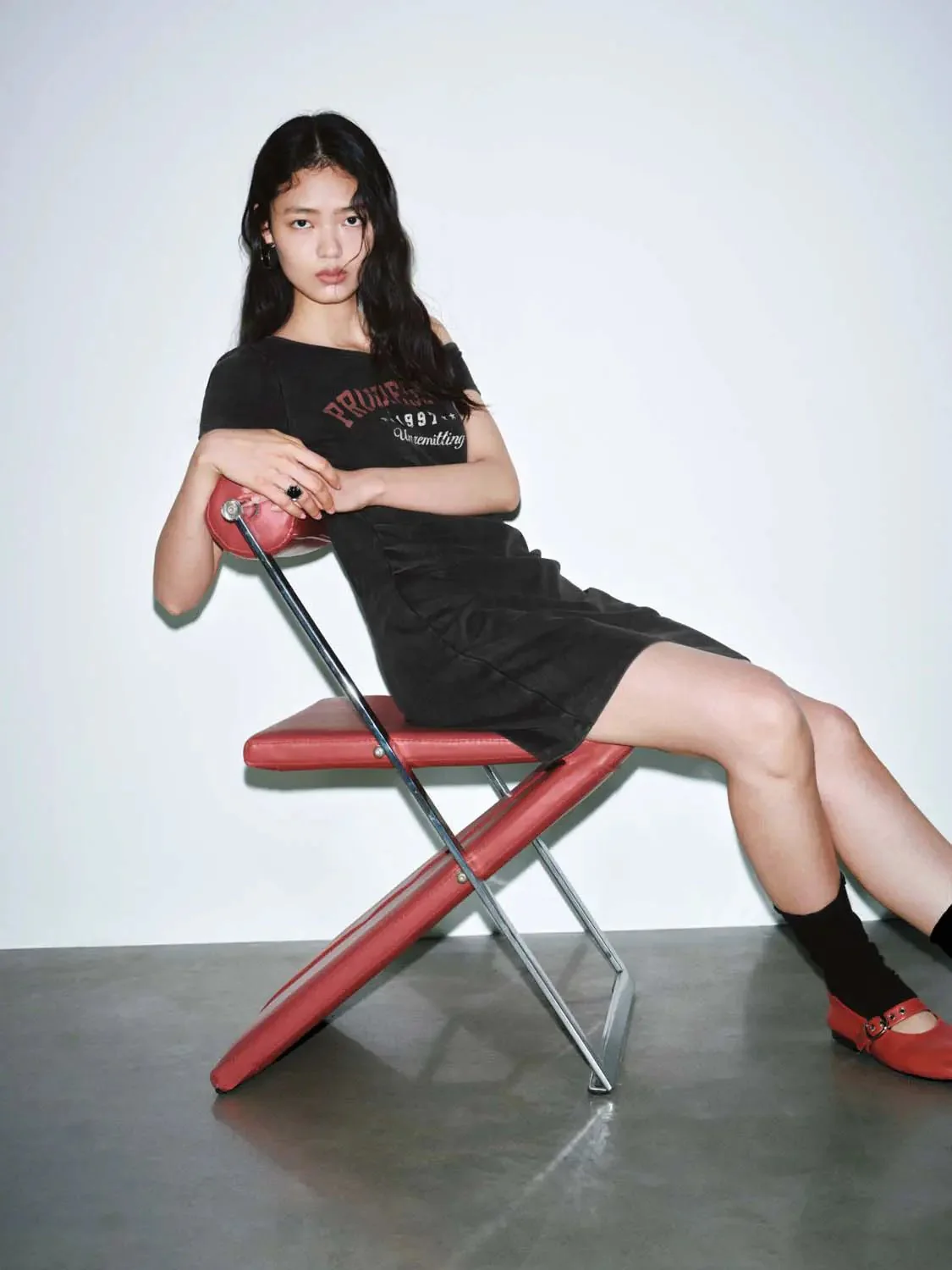 One Shoulder Printed Ruched Cotton A Line Mini Dresses