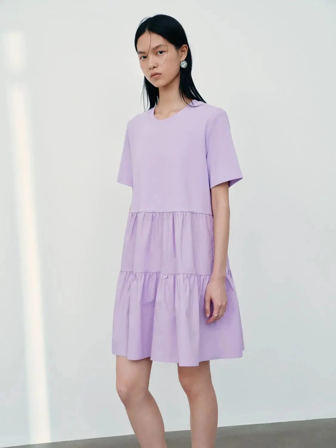 11541-cotton-blend-shirring-detail-a-line-midi-dresses-10.webp Cotton Blend Shirring Detail A Line Midi Dresses