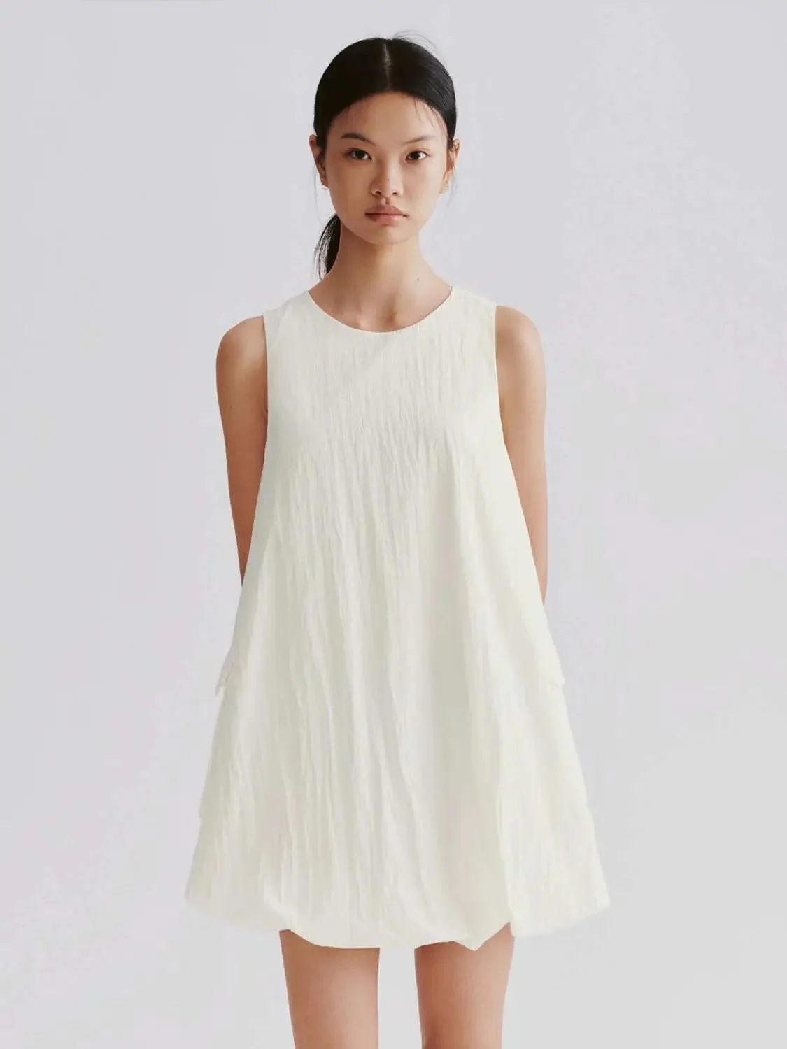 11594-white-cotton-blend-crew-neck-sleeveless-a-line-midi-dresses-9.webp White Cotton Blend Crew Neck Sleeveless A Line Midi Dresses