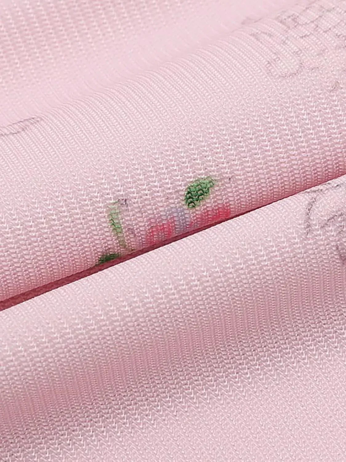 Pink Floral Bow Detail Scoop Neck Aline Midi Dress
