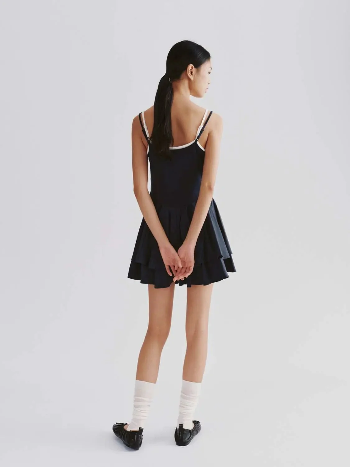 11624-cotton-blend-bow-detail-strappy-a-line-midi-dress-6.webp Cotton Blend Bow Detail Strappy A Line Midi Dress