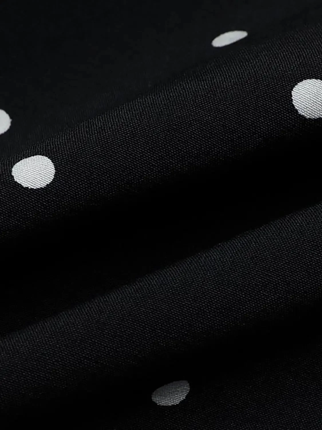 11642-viscose-blend-polka-dot-sleeveless-square-neck-aline-dress-8.webp Viscose Blend Polka Dot Sleeveless Square Neck Aline Dress
