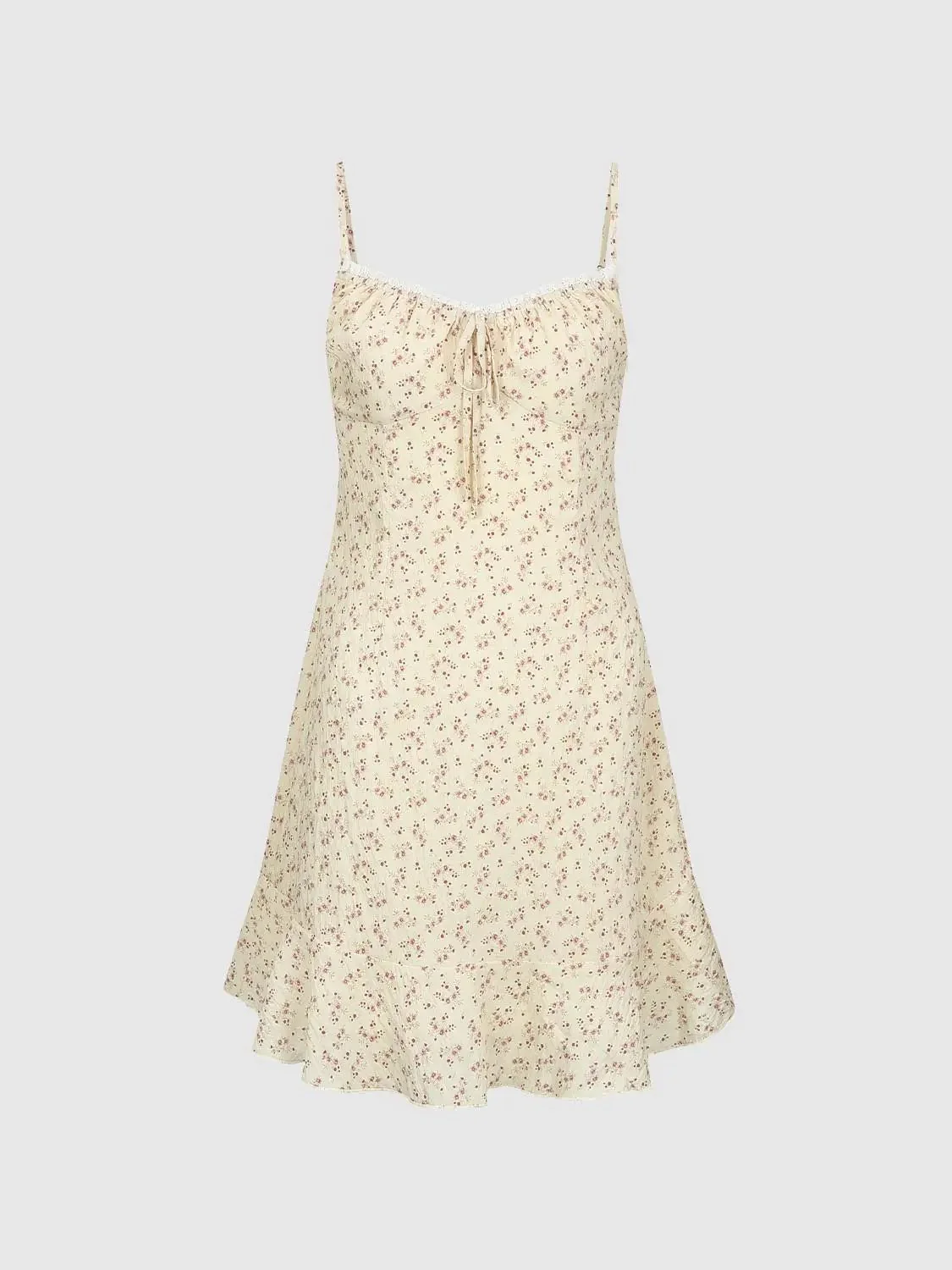11683-floral-print-viscose-linen-strappy-shirring-midi-dresses-7.webp Floral Print Viscose Linen Strappy Shirring Midi Dresses