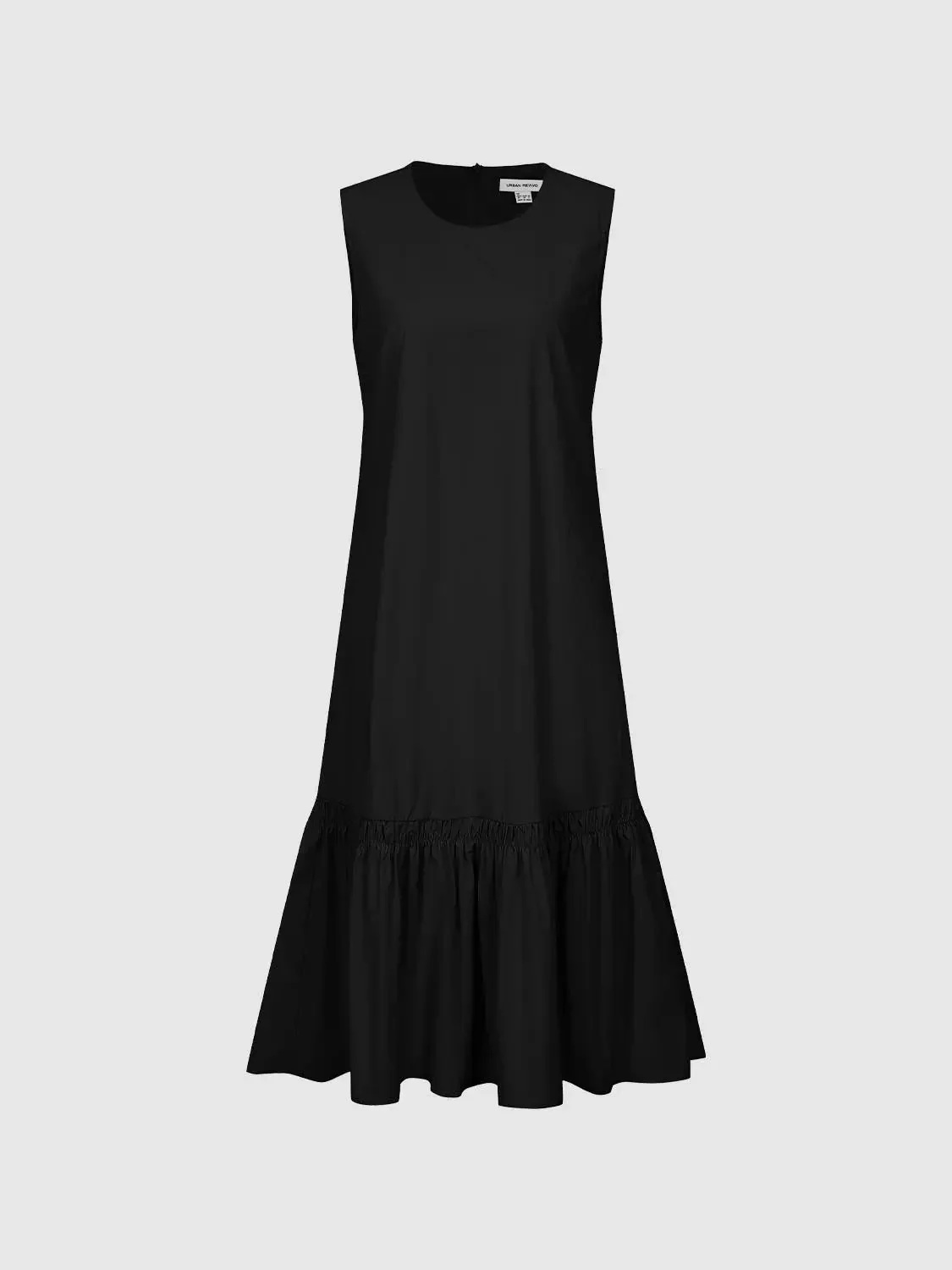 11695-elegant-sleeveless-crew-neck-a-line-ruffle-hem-midi-dress-7.webp Elegant Sleeveless Crew Neck A Line Ruffle Hem Midi Dress