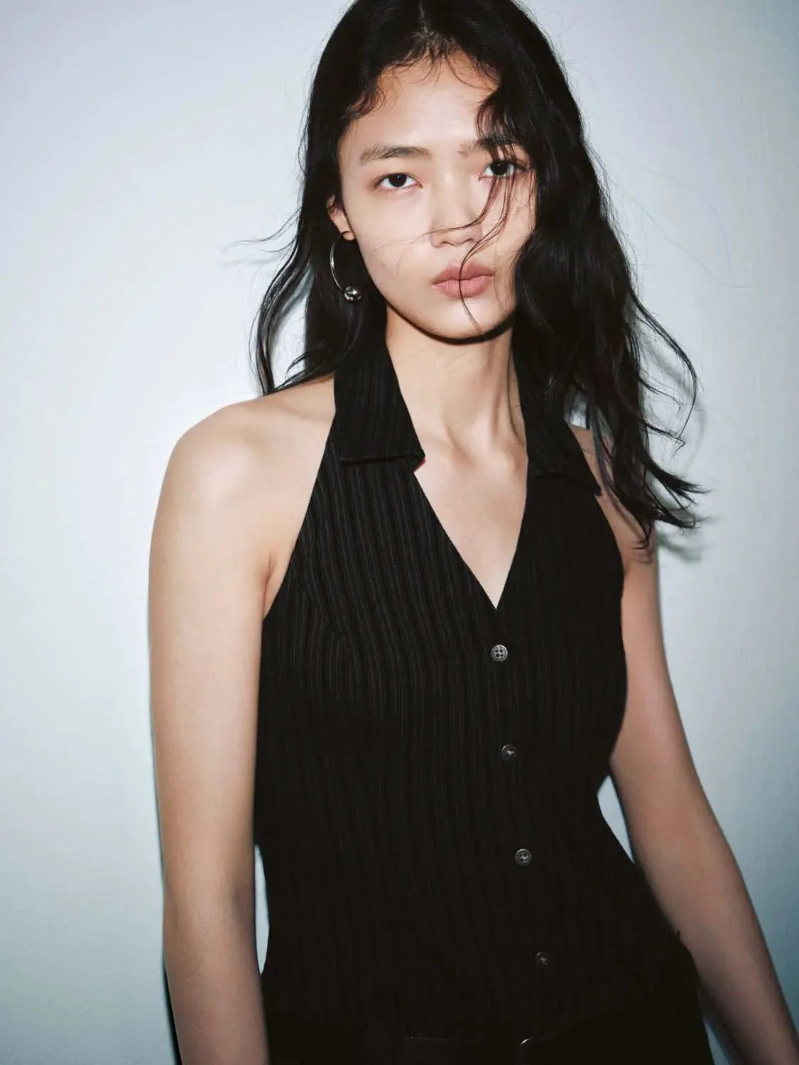 11734-collared-v-neck-sleeveless-striped-a-line-pleated-dress-3.webp Collared V Neck Sleeveless Striped A Line Pleated Dress
