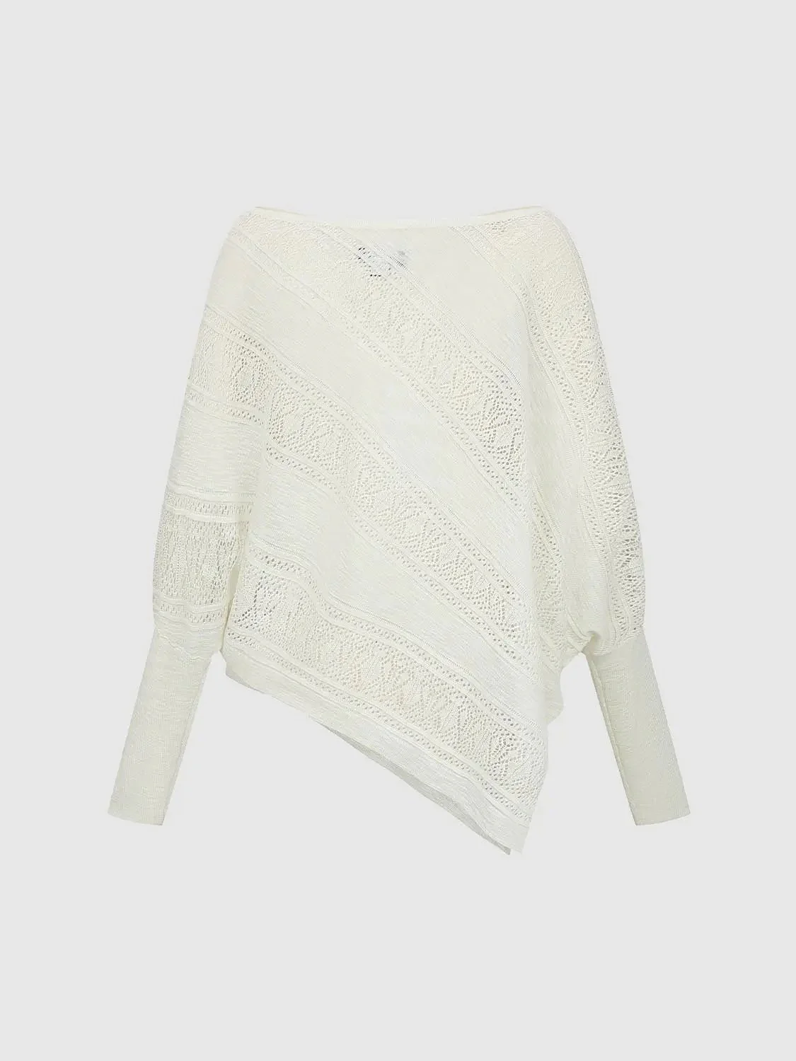 1177-diagonal-lace-knit-viscose-lyocell-long-sleeve-t-shirts-2.webp Diagonal Lace Knit Viscose Lyocell Long Sleeve T-Shirts