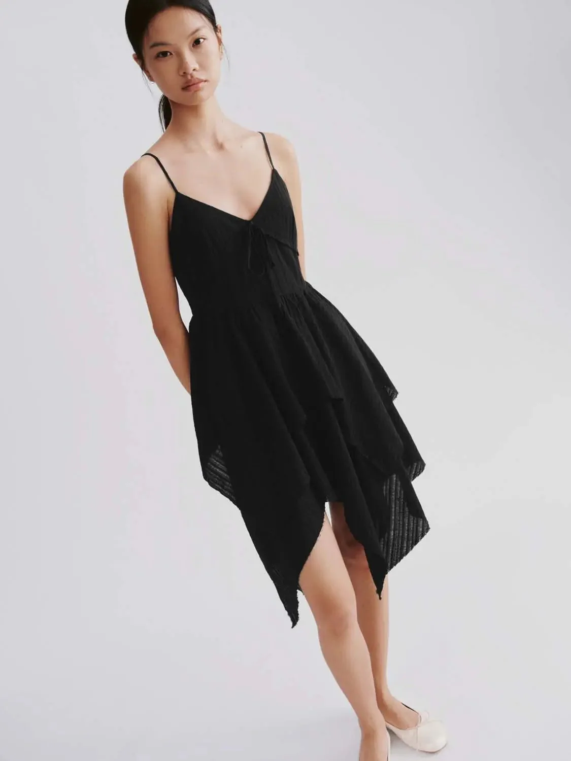 11787-cotton-strappy-a-line-midi-layered-hem-dress-3.webp Cotton Strappy A-Line Midi Layered Hem Dress
