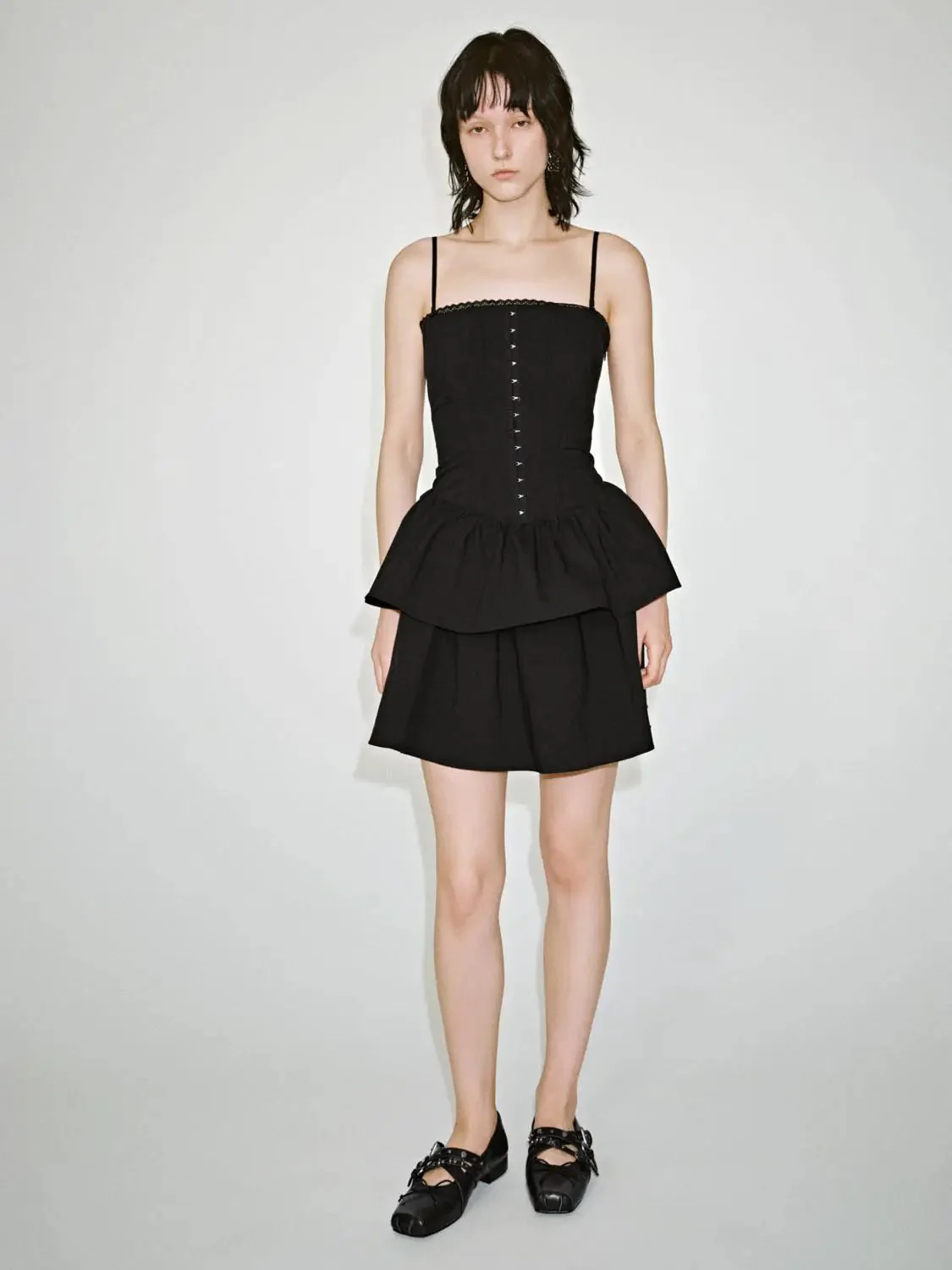 11839-strappy-button-detail-tiered-ruffle-a-line-mini-dresses-4.webp Strappy Button Detail Tiered Ruffle A Line Mini Dresses