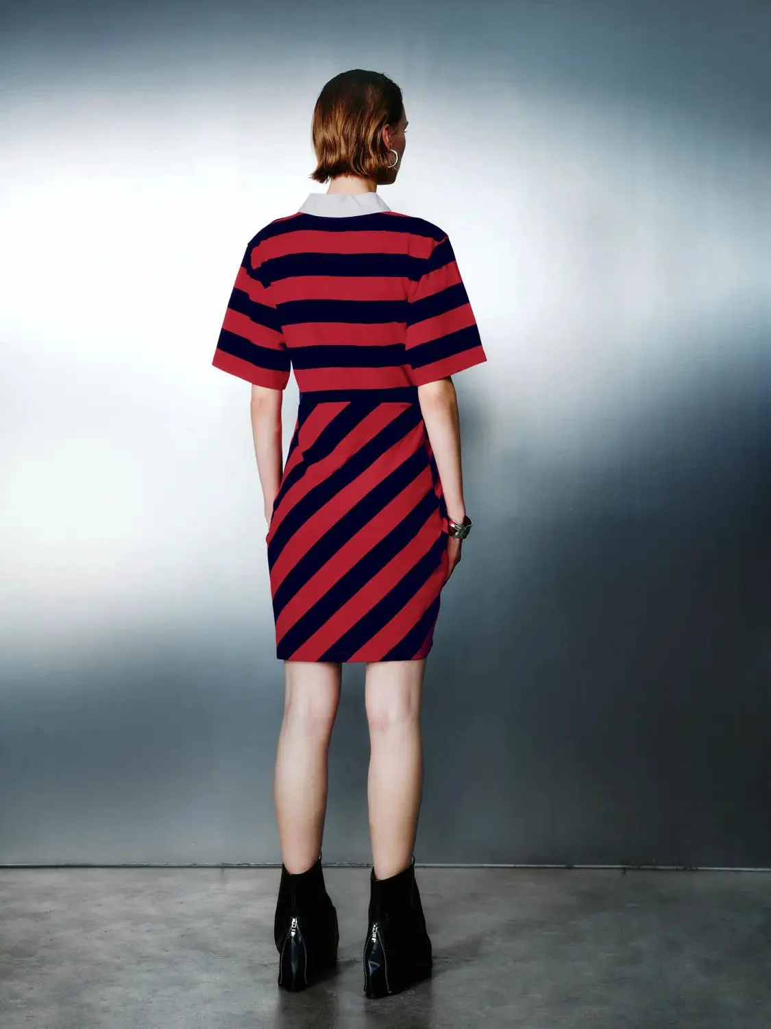 1186-striped-cotton-with-irregular-hem-midi-dress-6.webp Striped Cotton With Irregular Hem Midi Dress